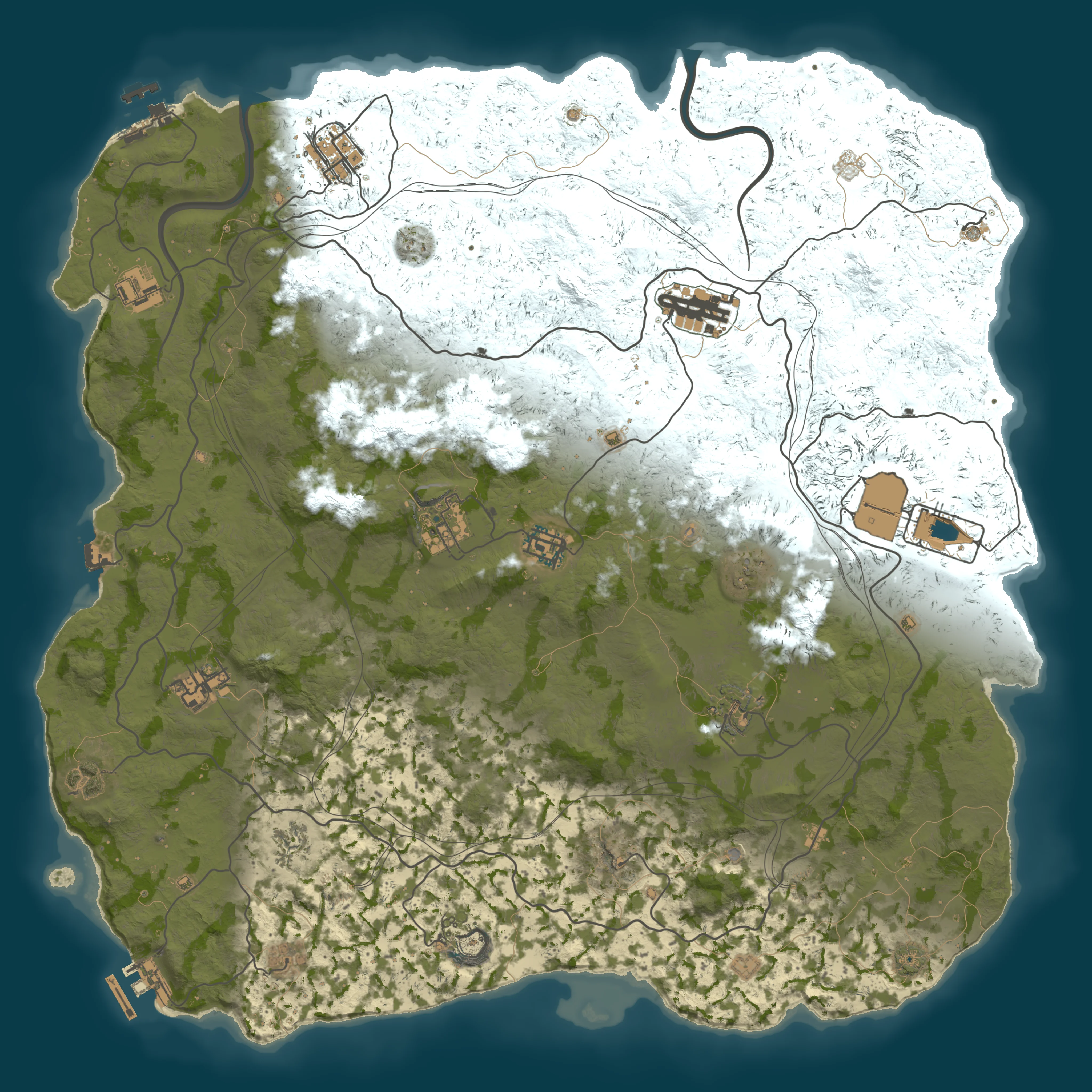 Rendered map for seed 1337