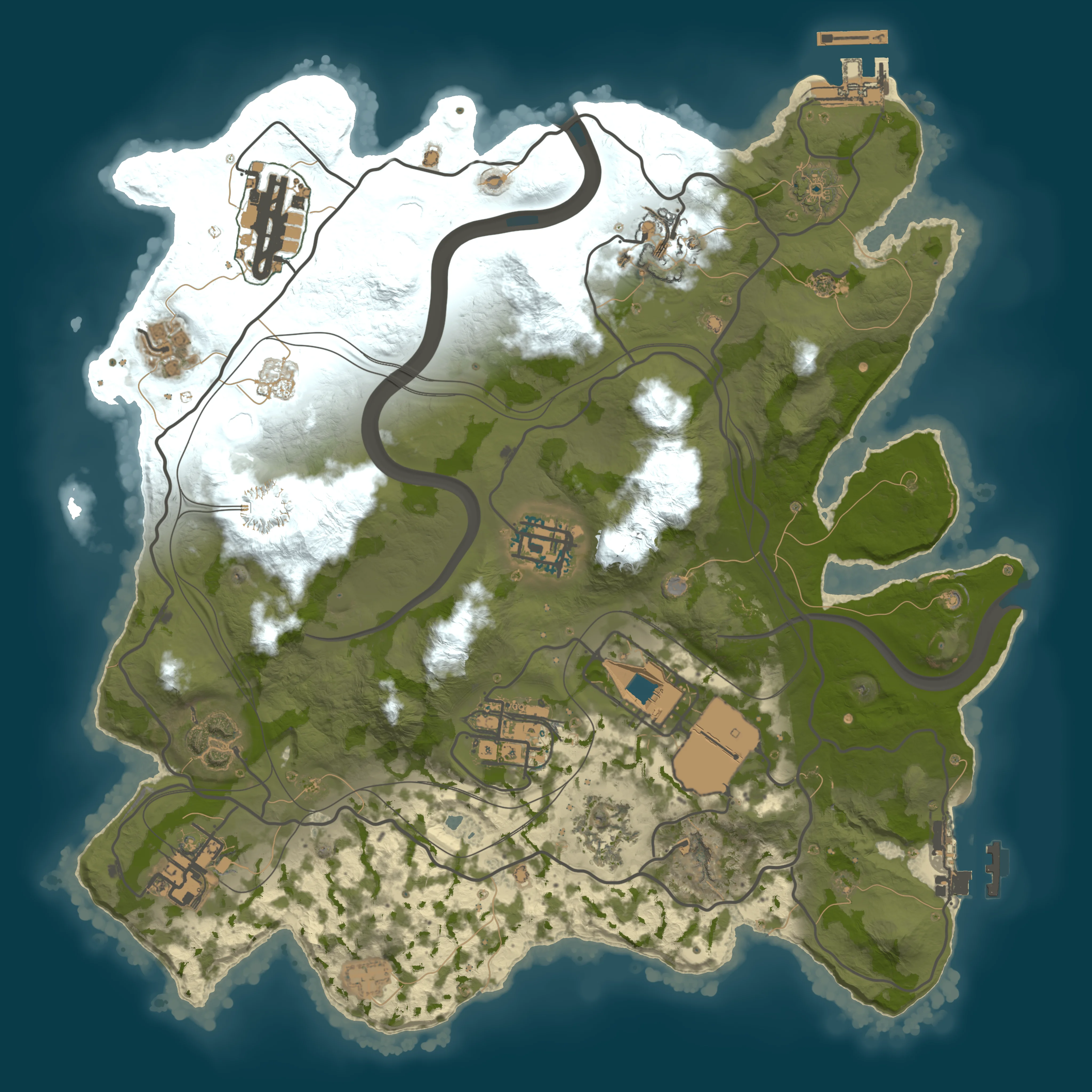 Rendered map for seed 1337