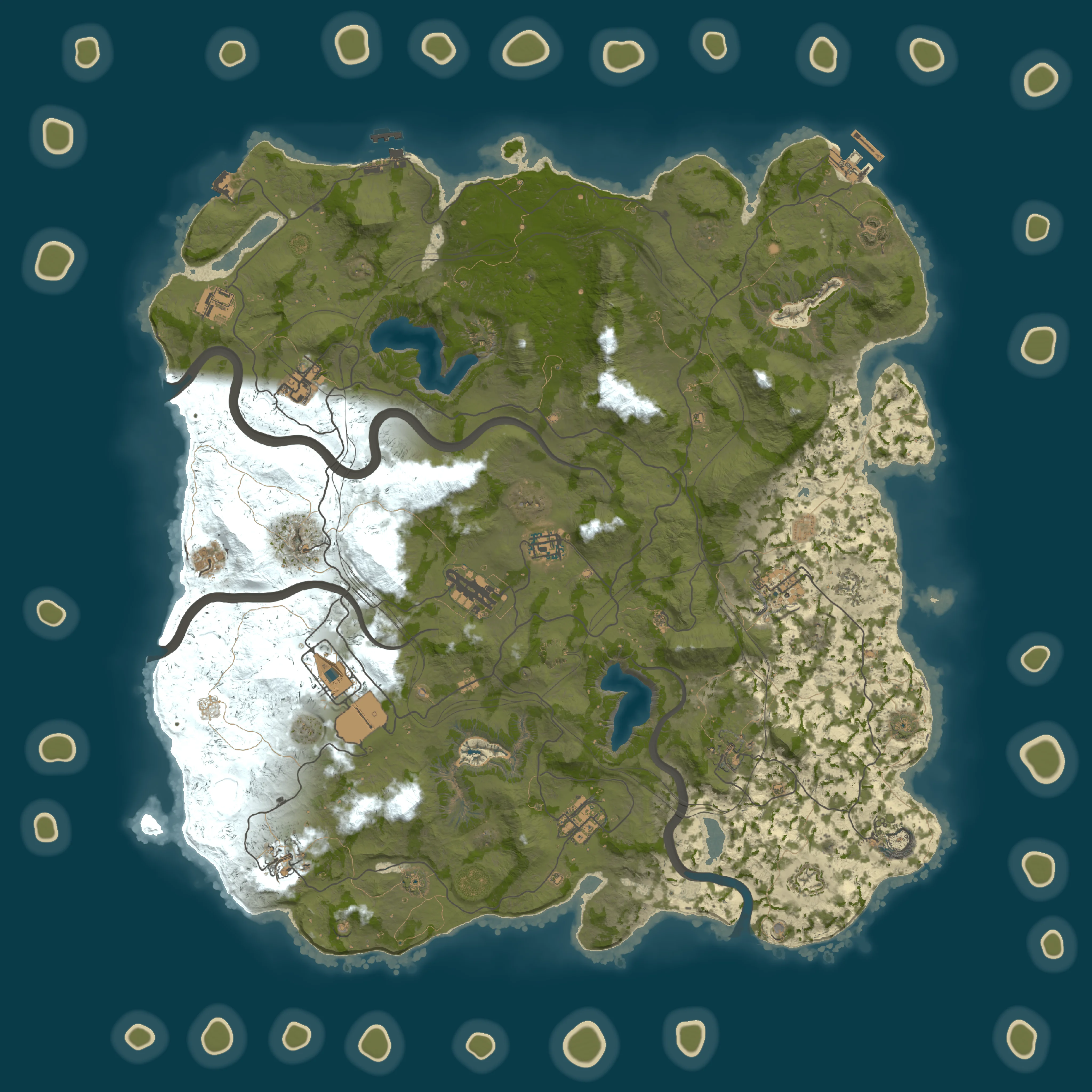 Rendered map for seed 1337