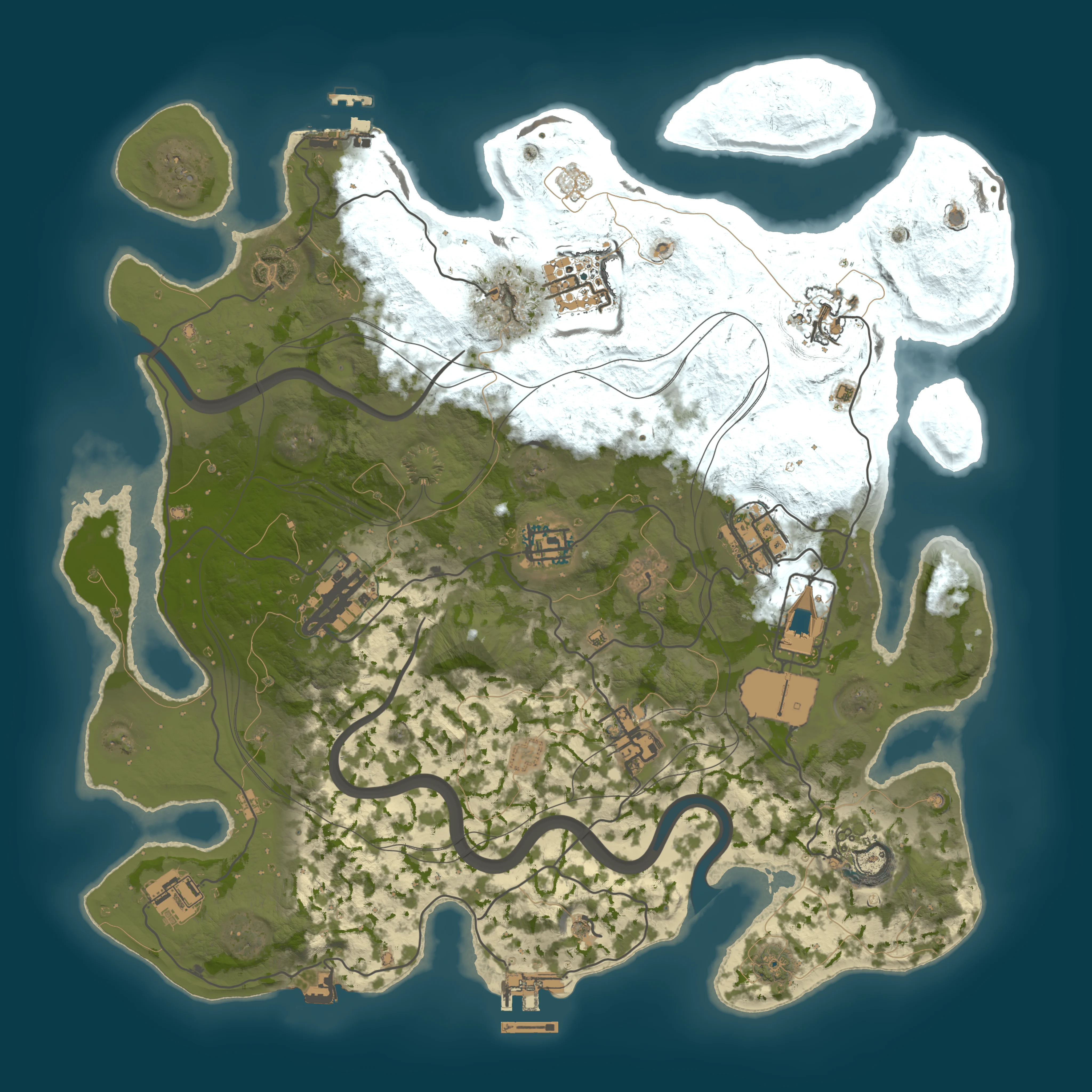 Rendered map for seed 1337