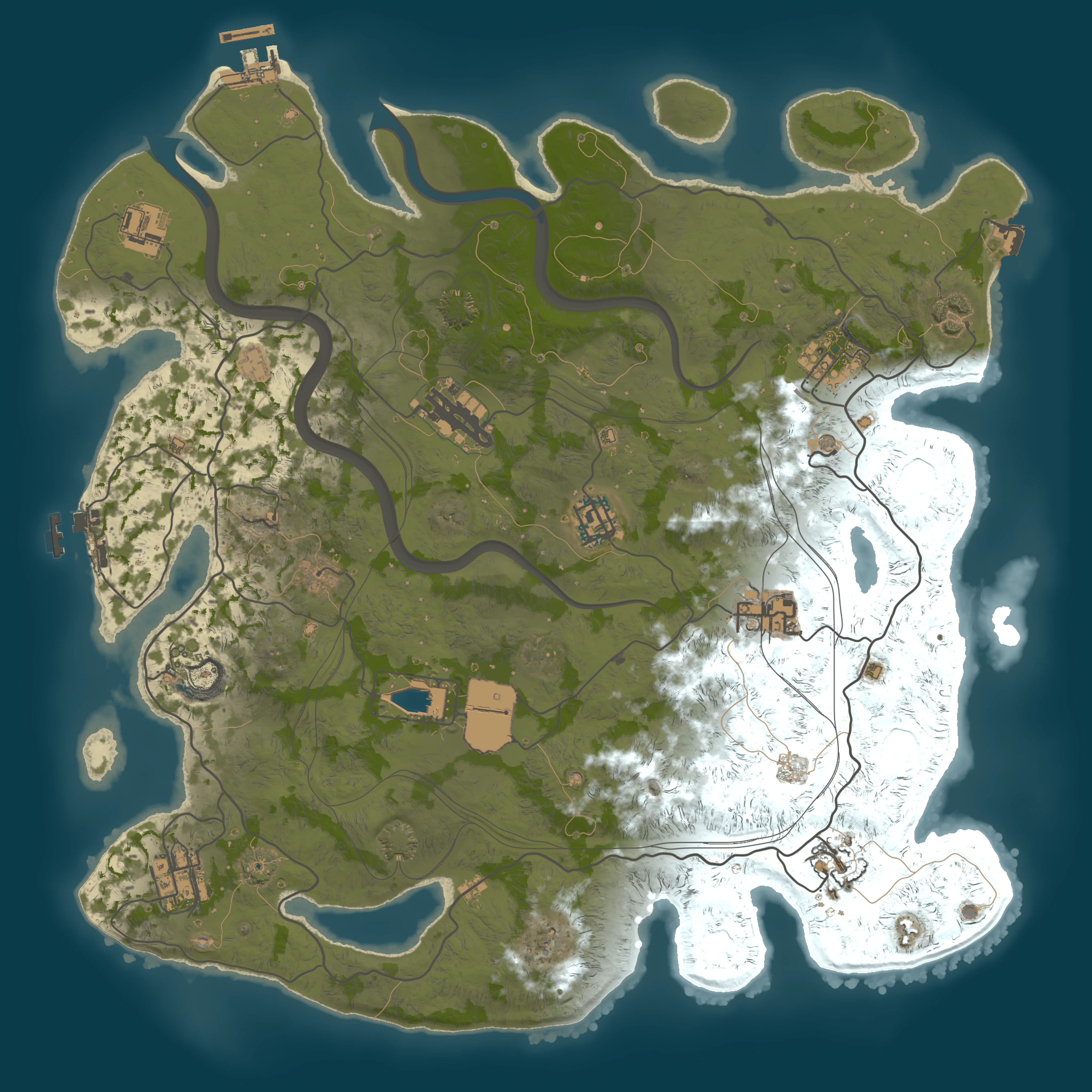 Rendered map for seed 0