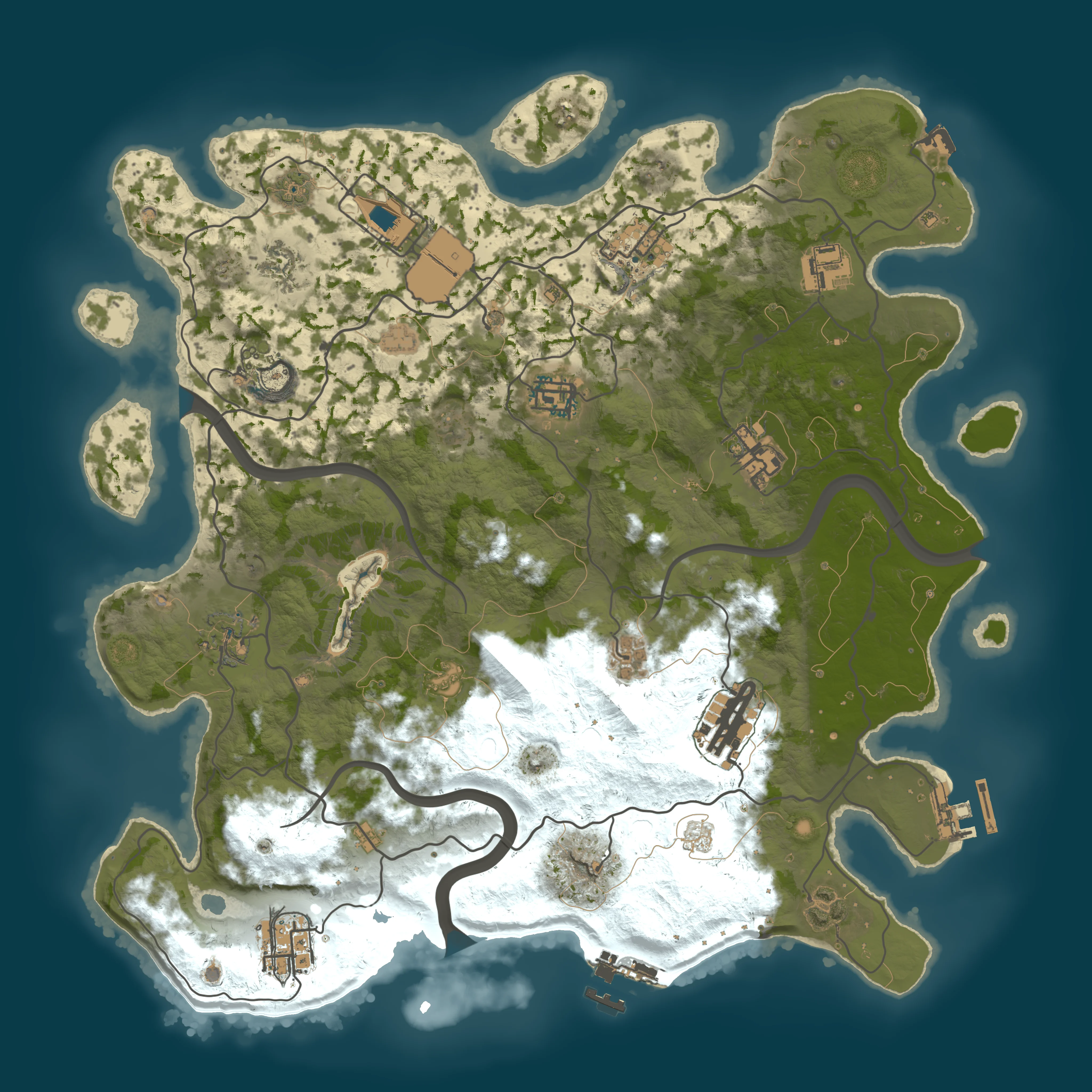 Rendered map for seed 0