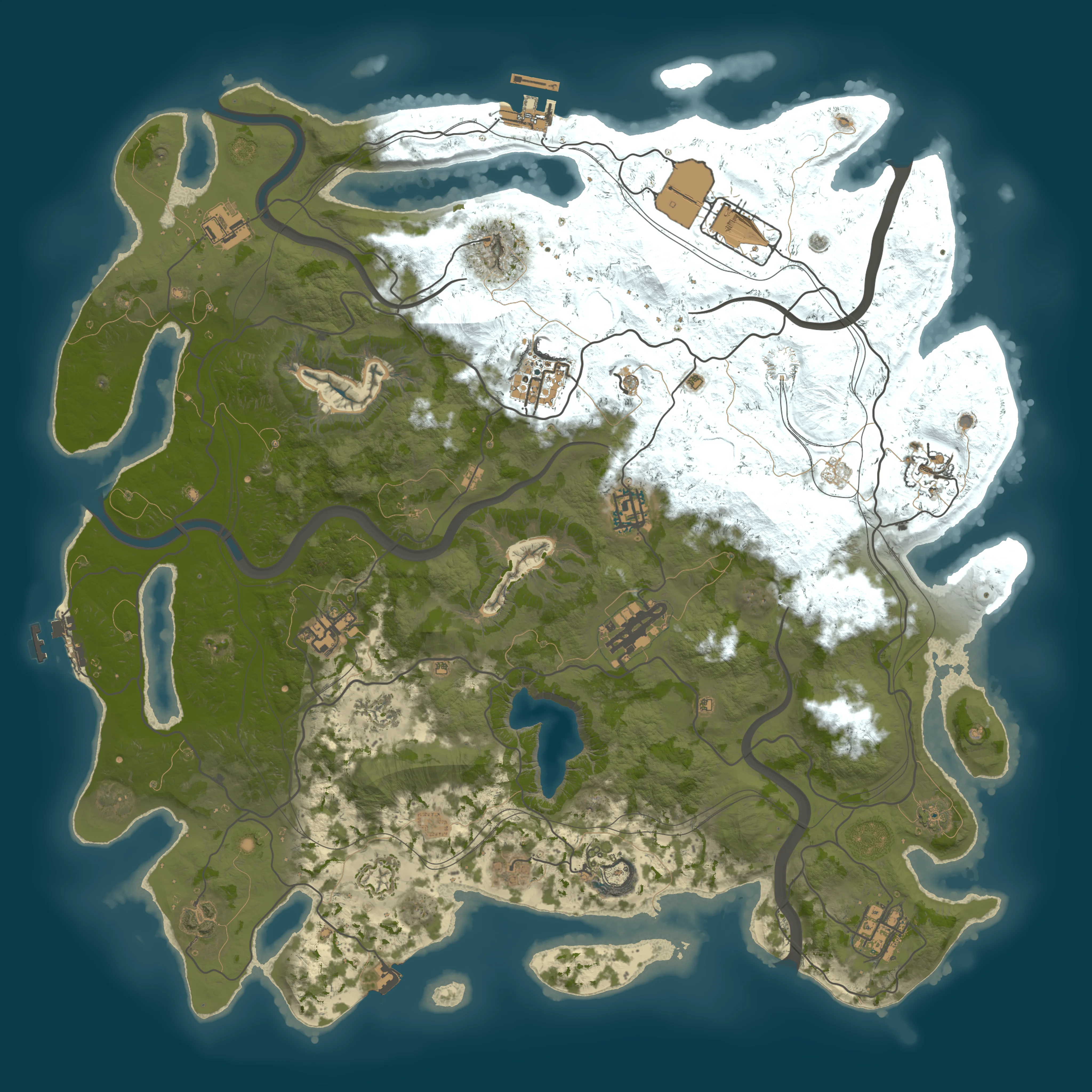 Rendered map for seed 1337
