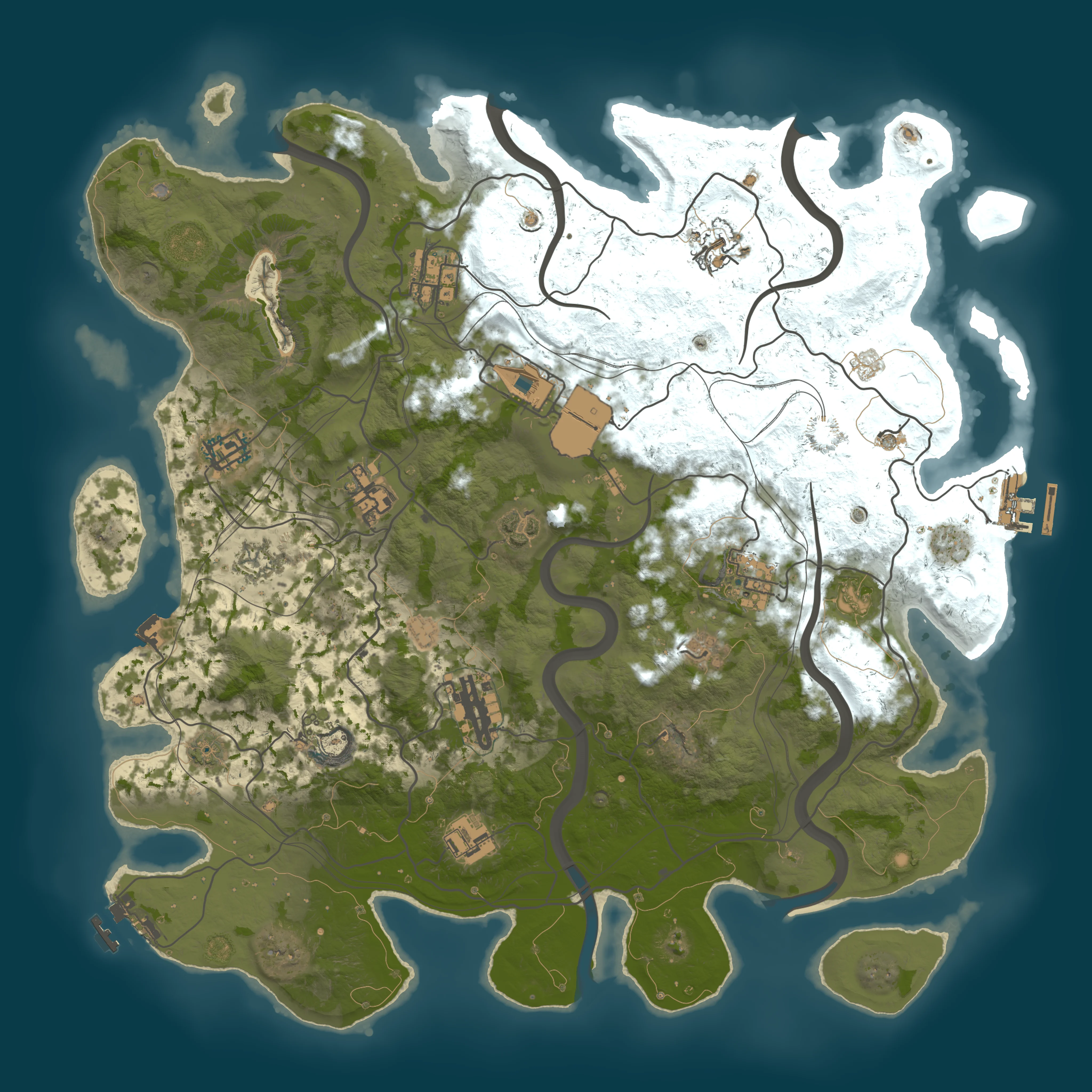 Rendered map for seed 176666537