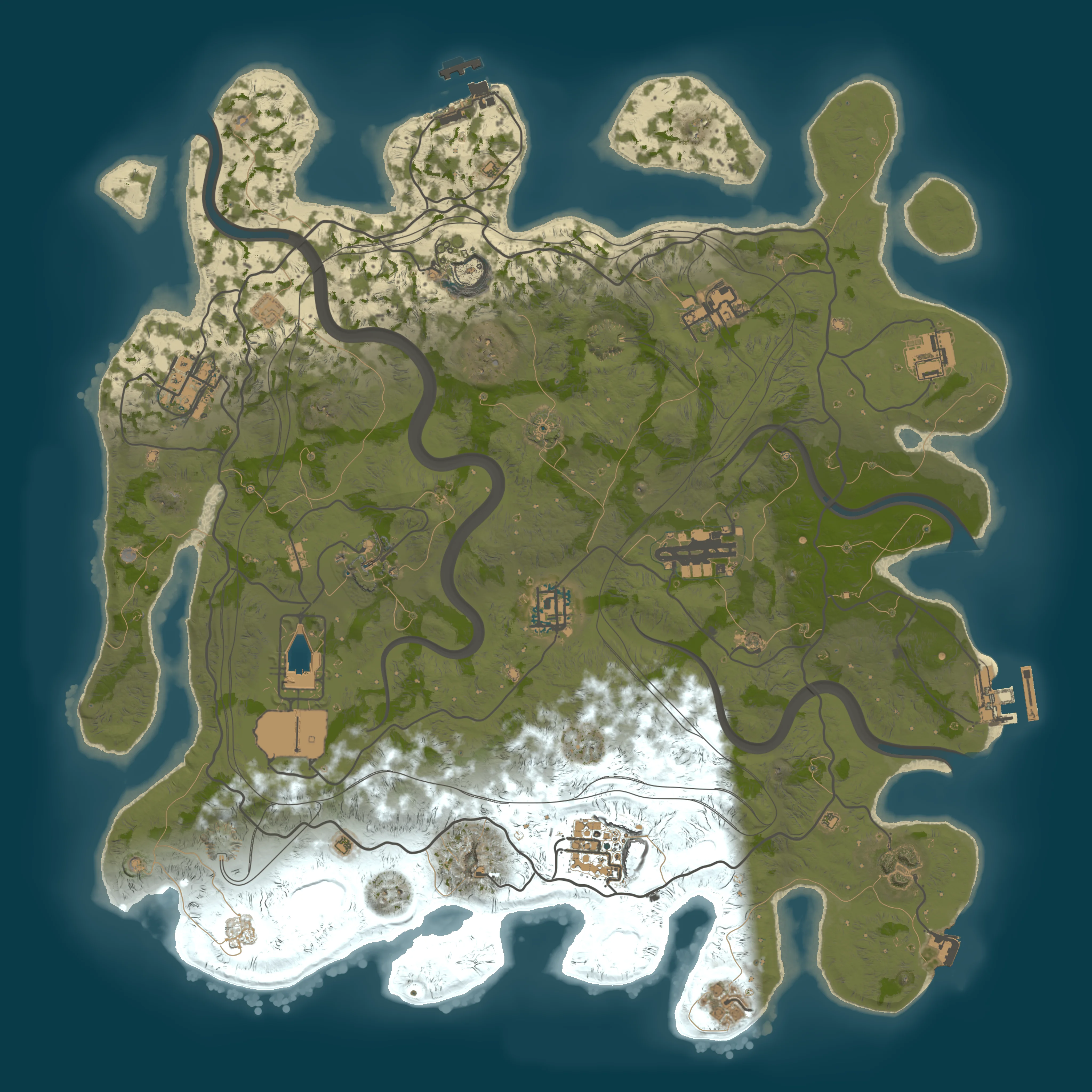Rendered map for seed 0