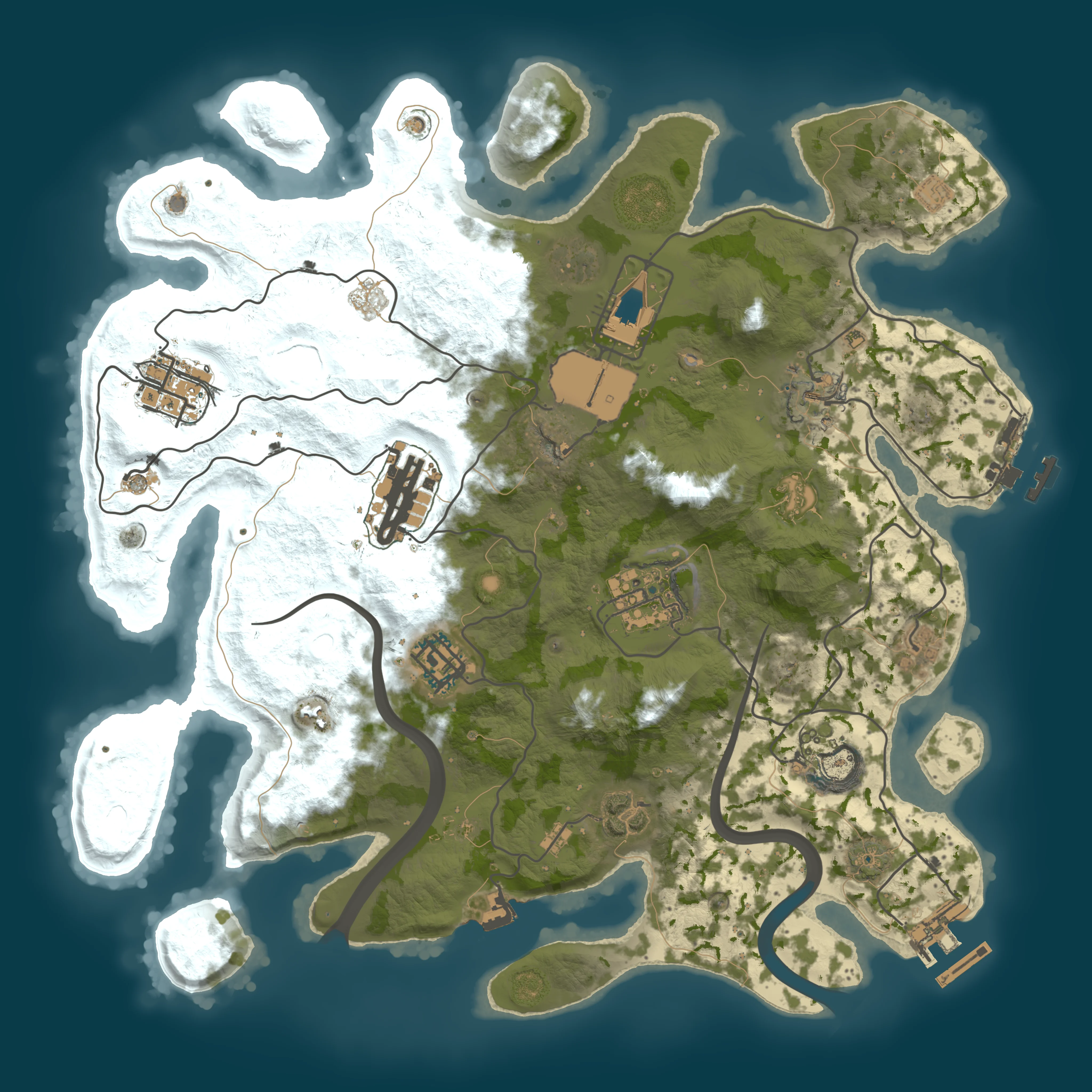 Rendered map for seed 212901567