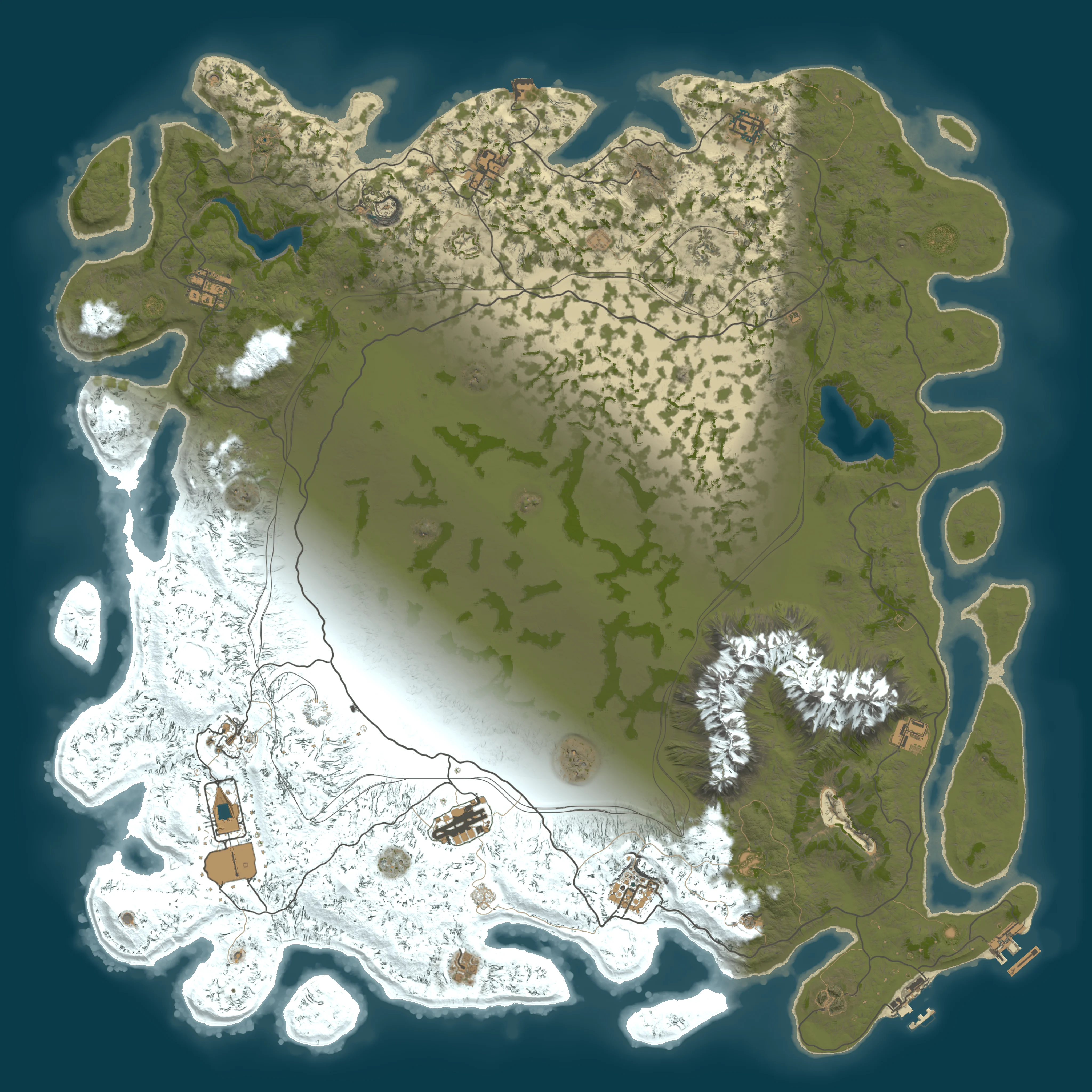 Rendered map for seed 1