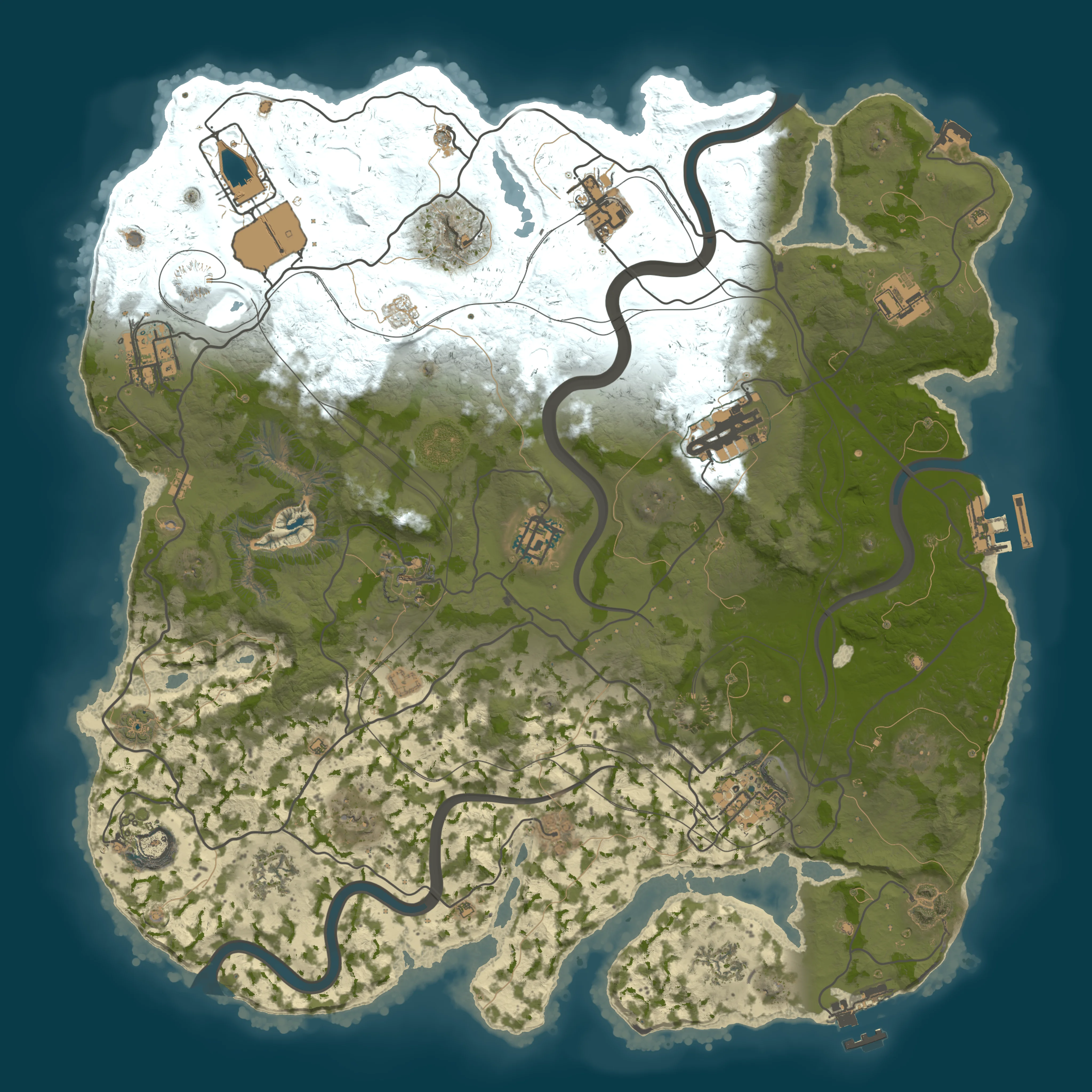 Rendered map for seed 1337