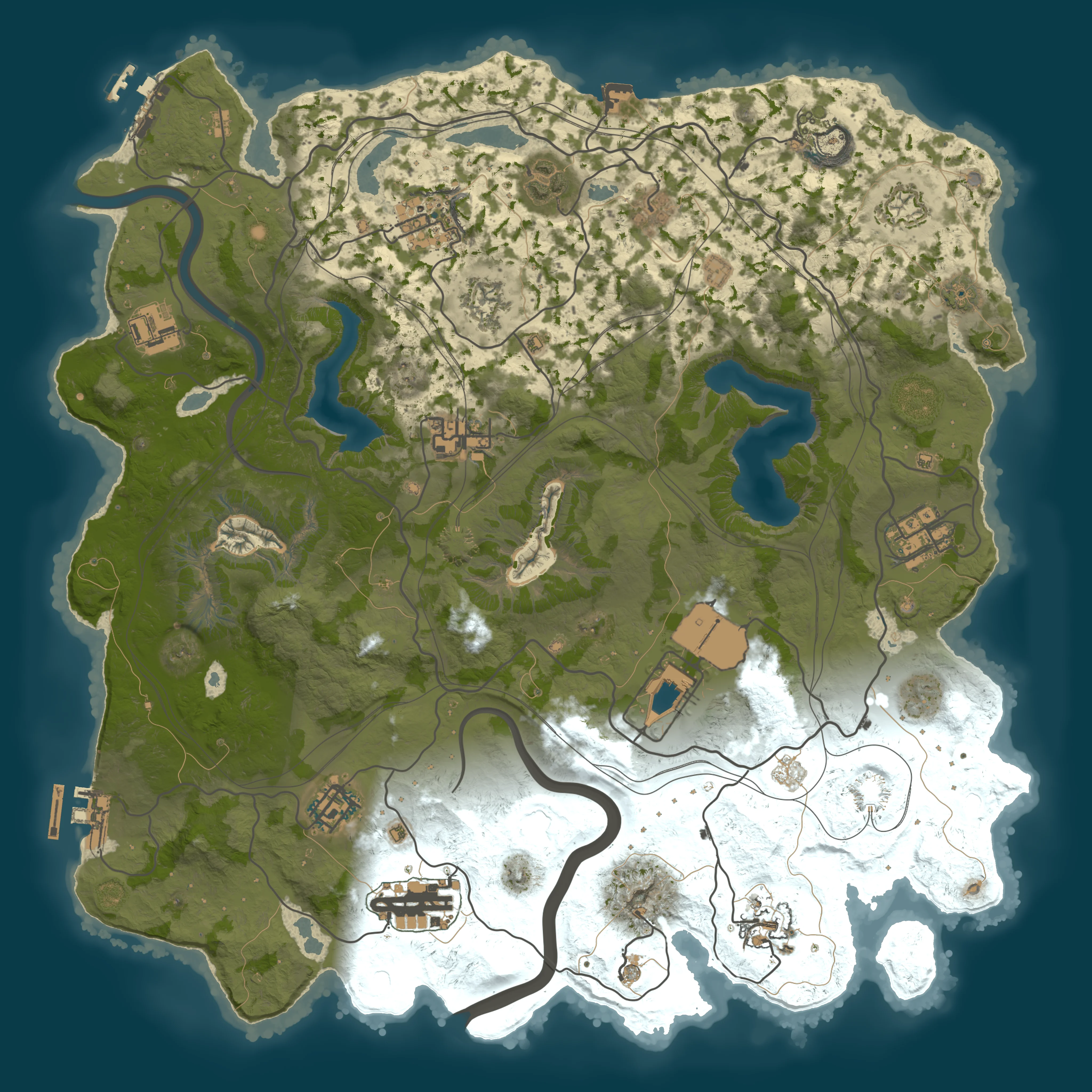 Rendered map for seed 1167201920