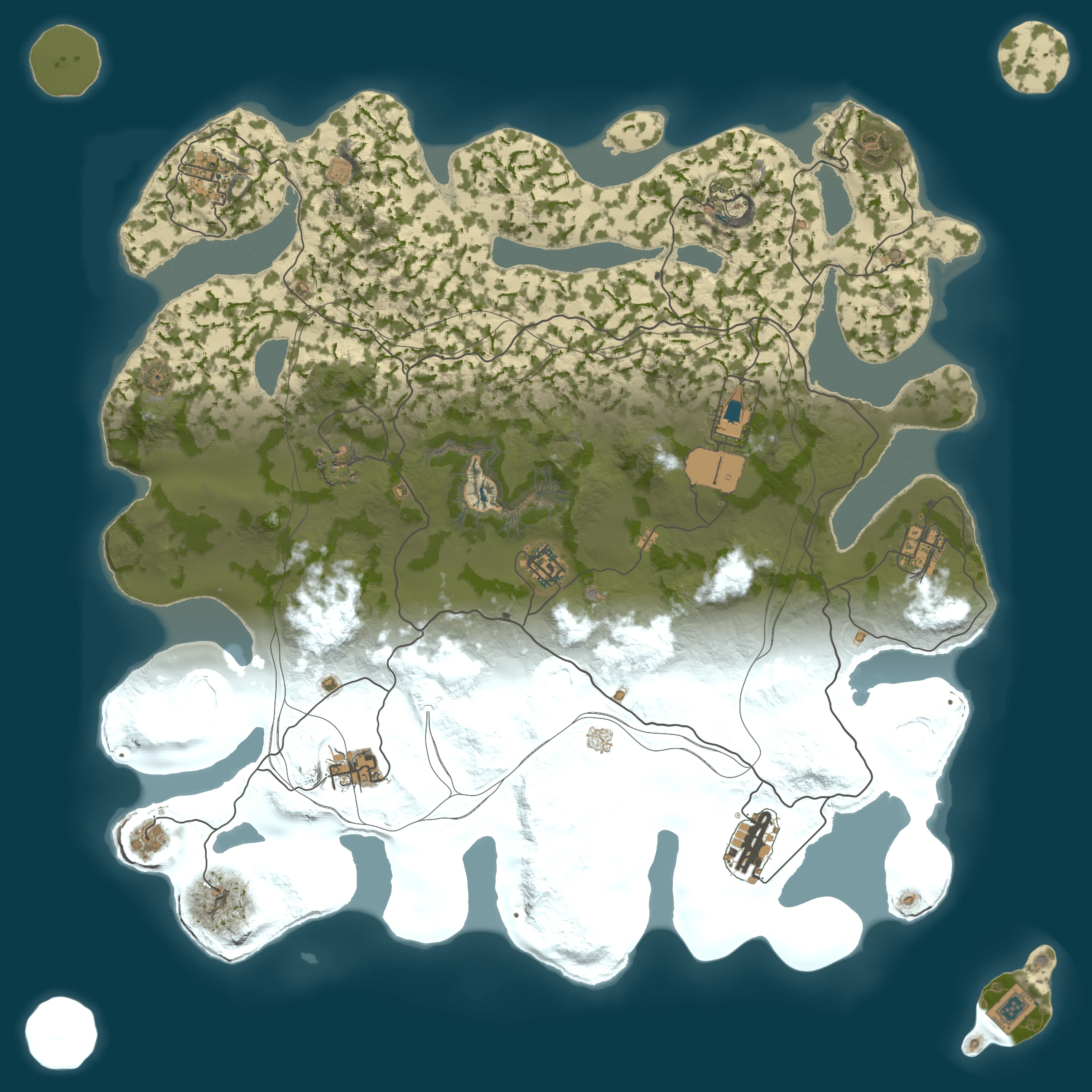 Rendered map for seed 1337