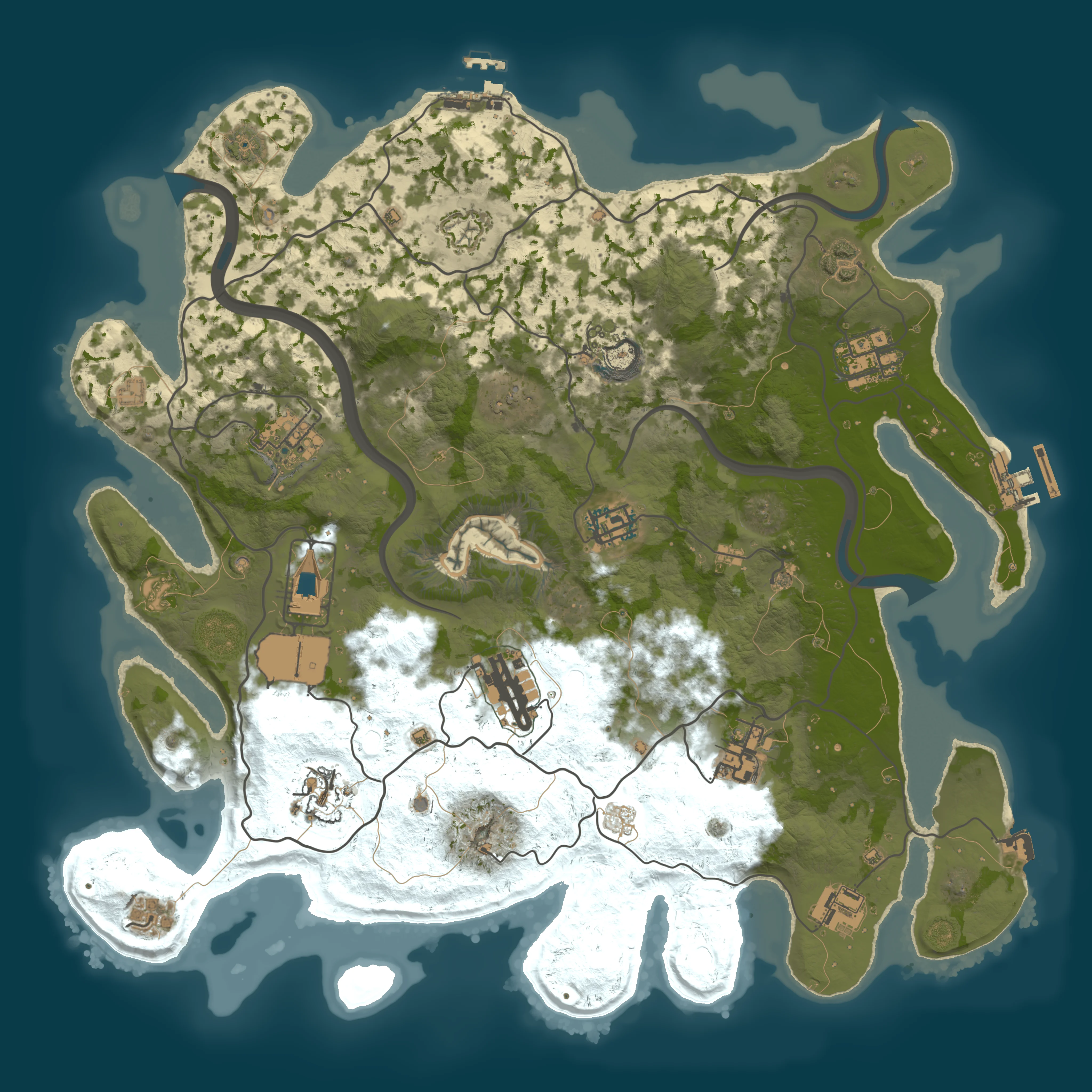 Rendered map for seed 1337