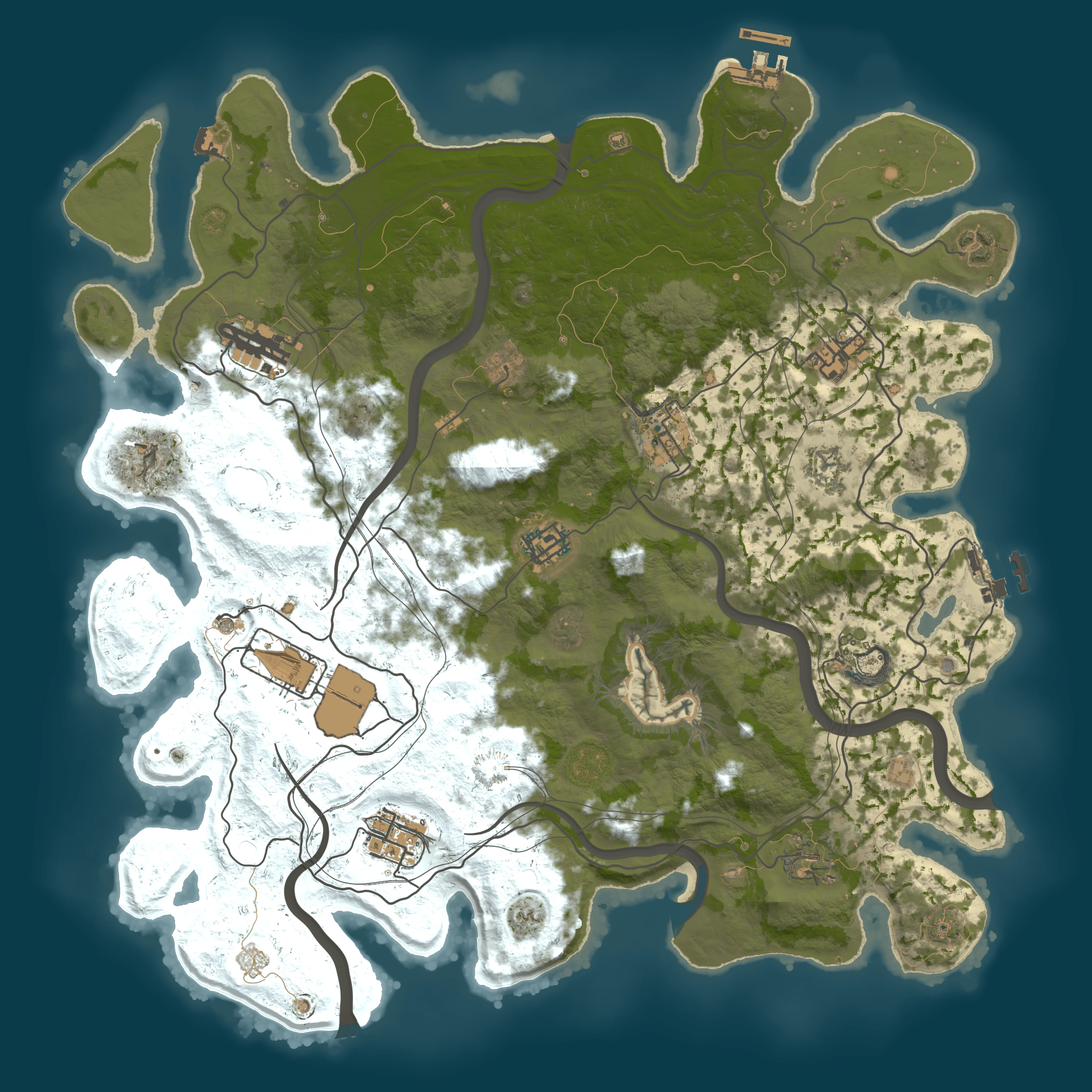 Rendered map for seed 1337