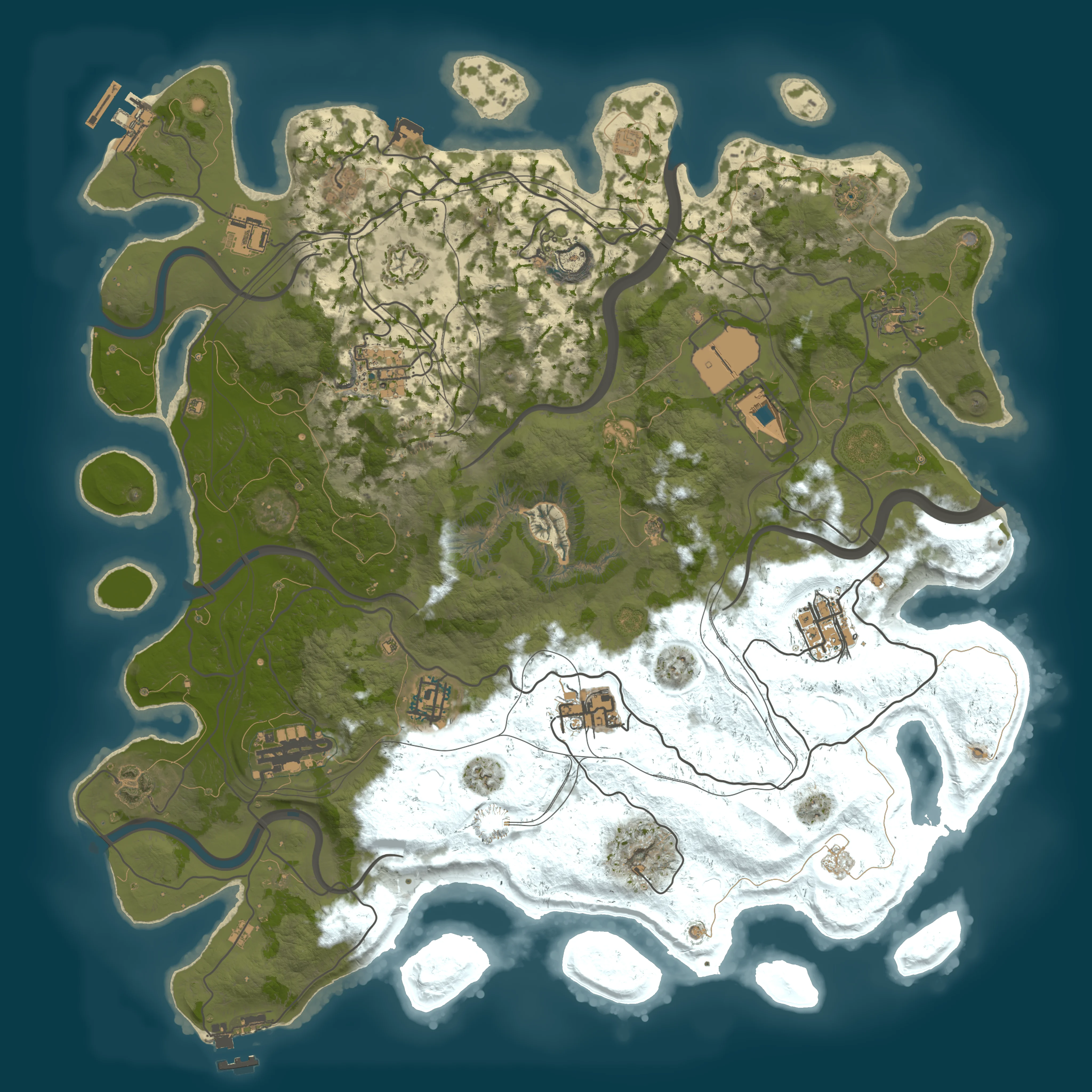 Rendered map for seed 519647