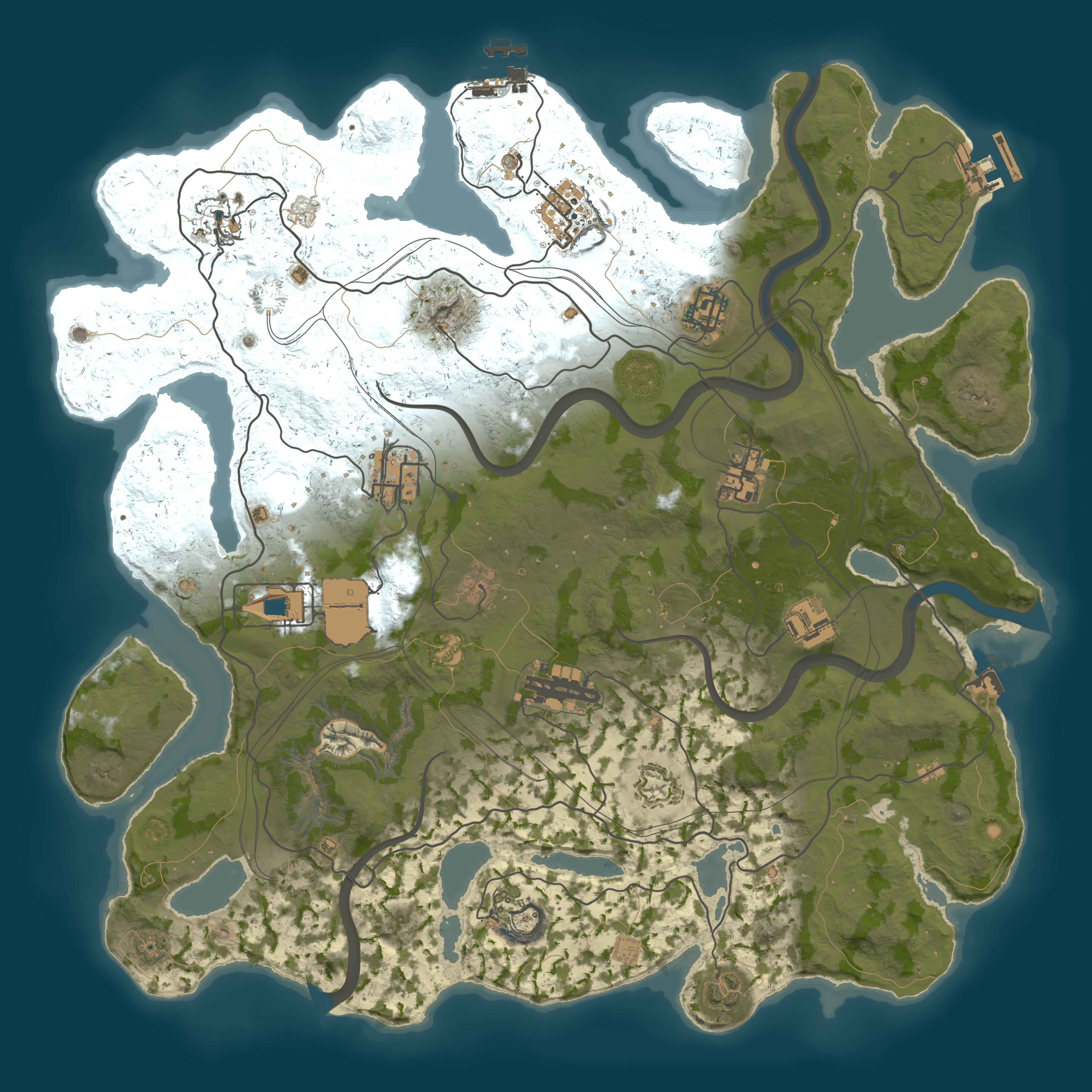 Rendered map for seed 1337