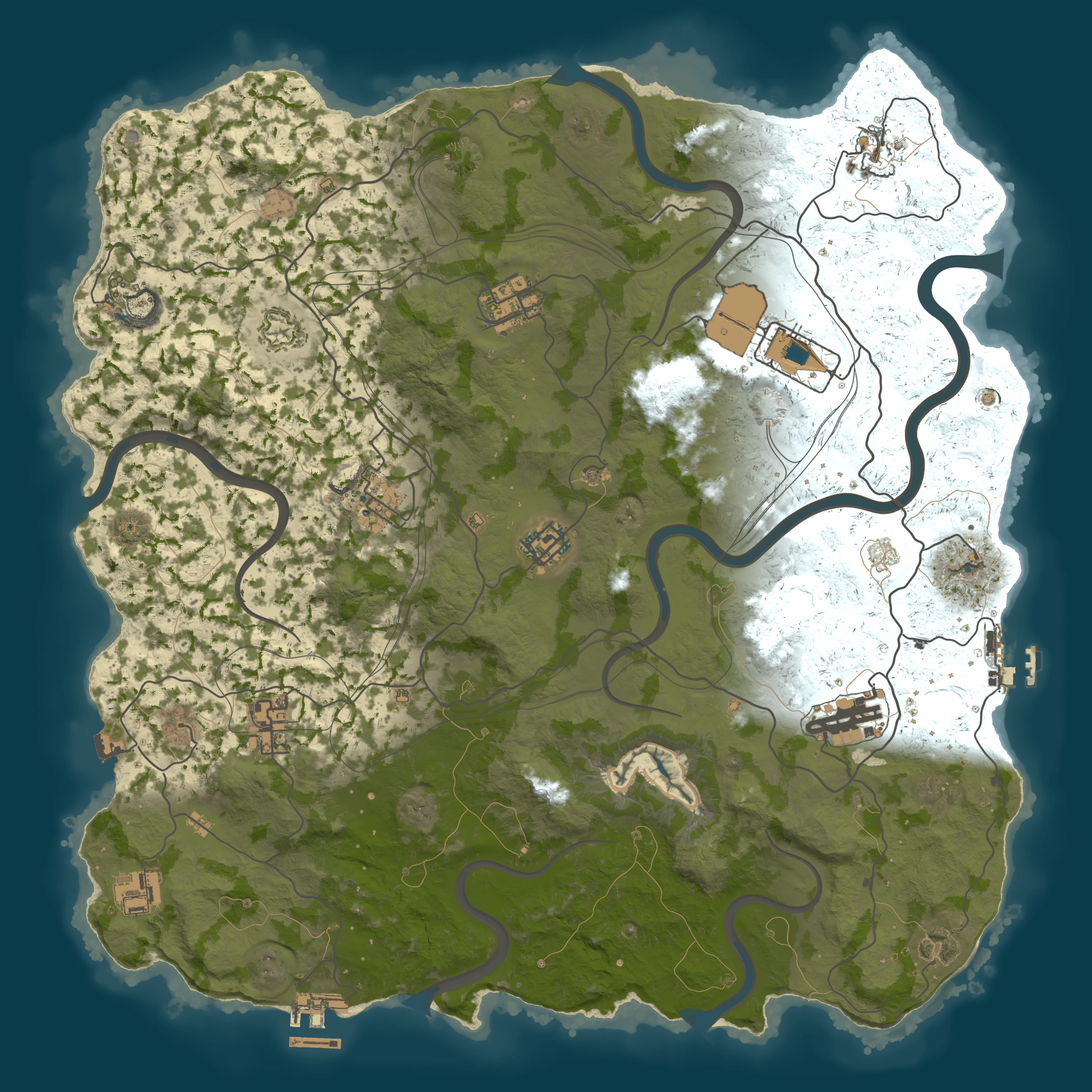 Rendered map for seed 67830