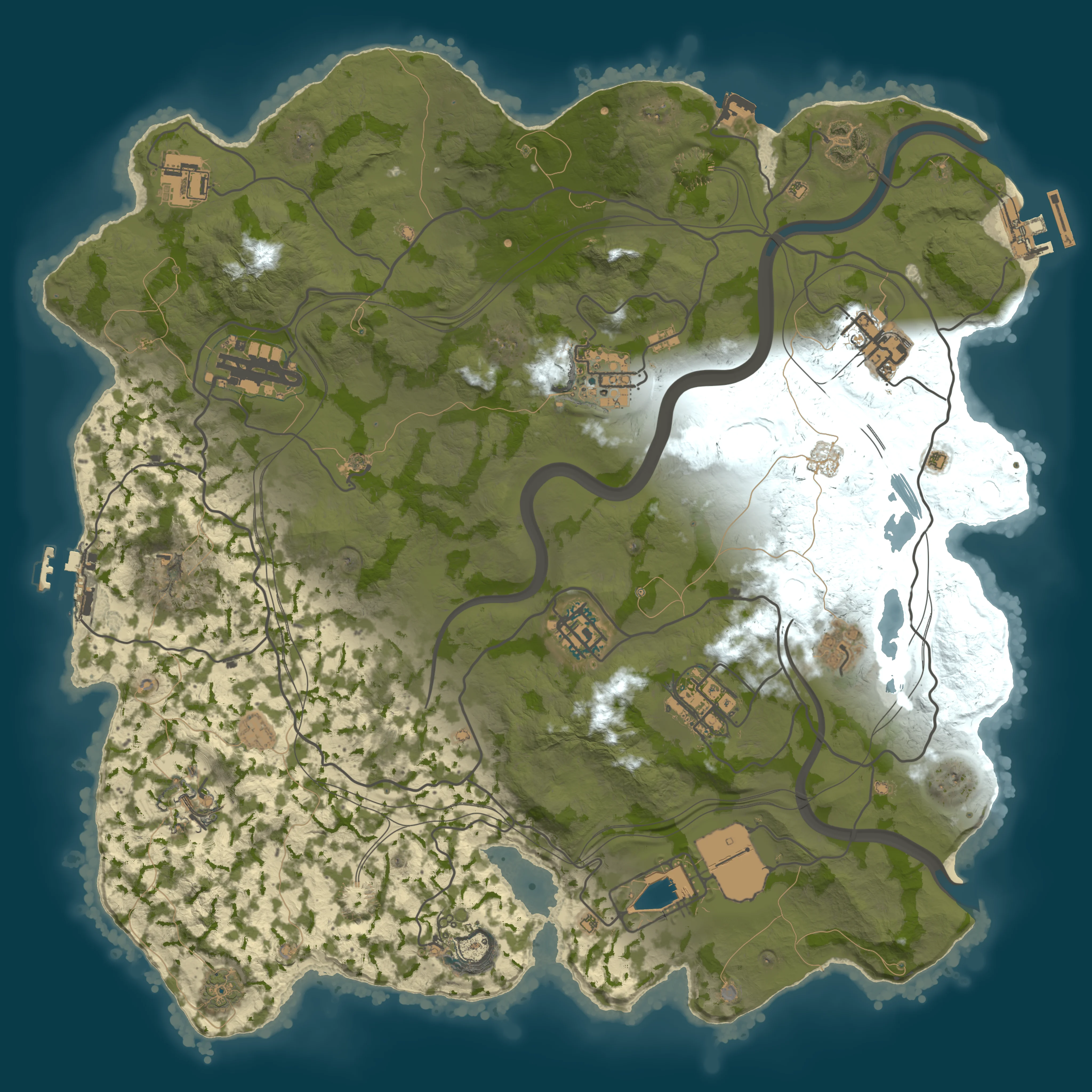 Rendered map for seed 1337