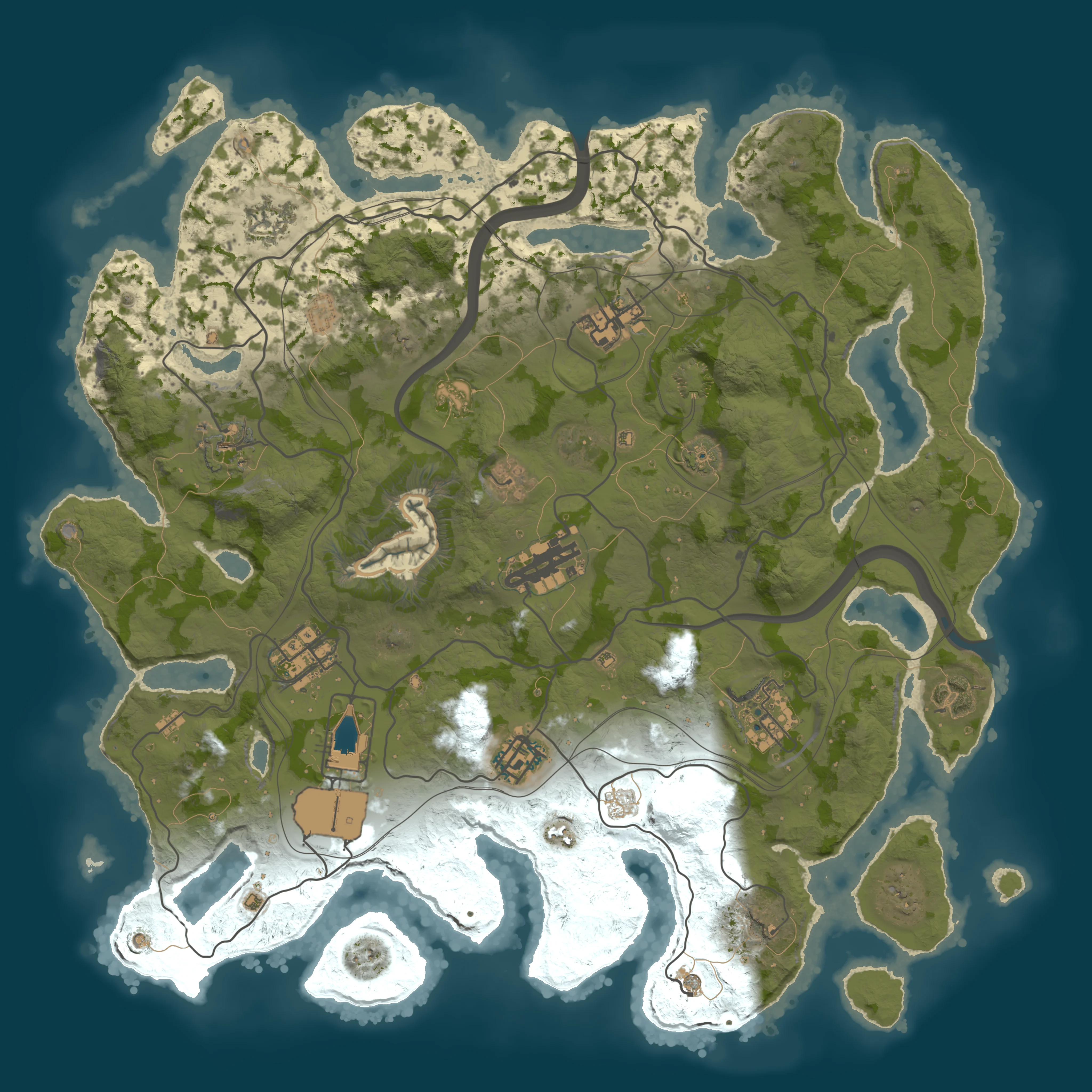 Rendered map for seed 1337