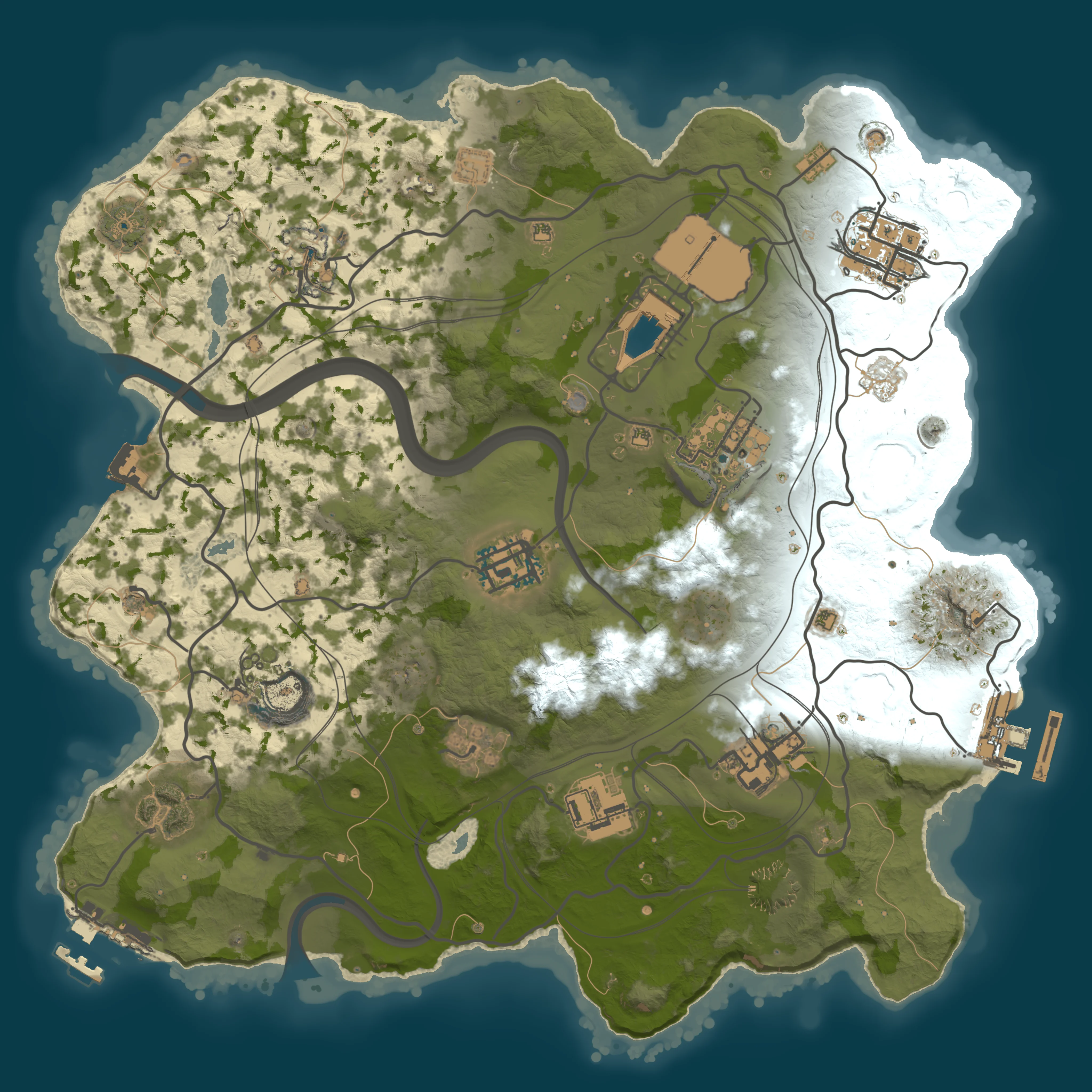 Rendered map for seed 0