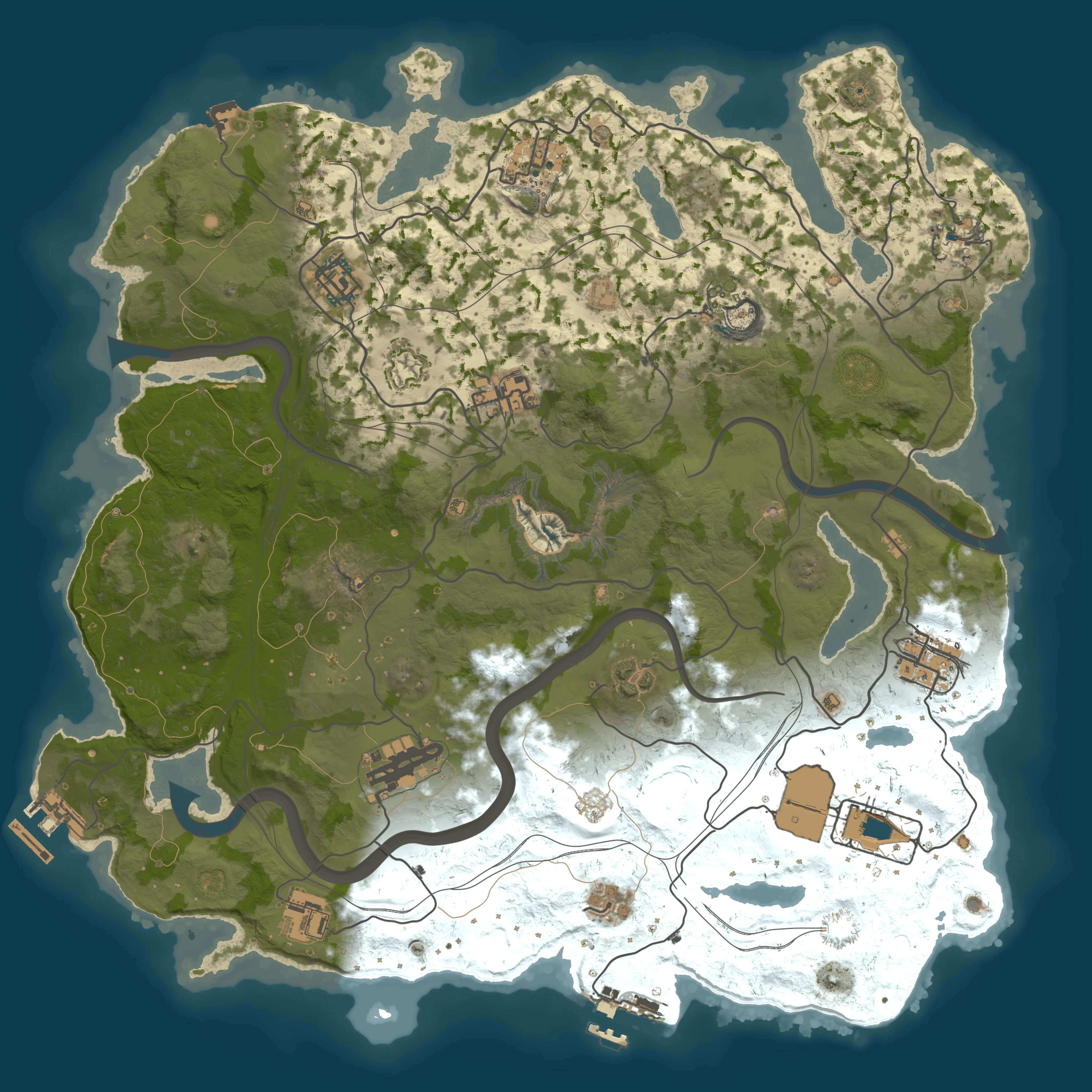 Rendered map for seed 1009727972