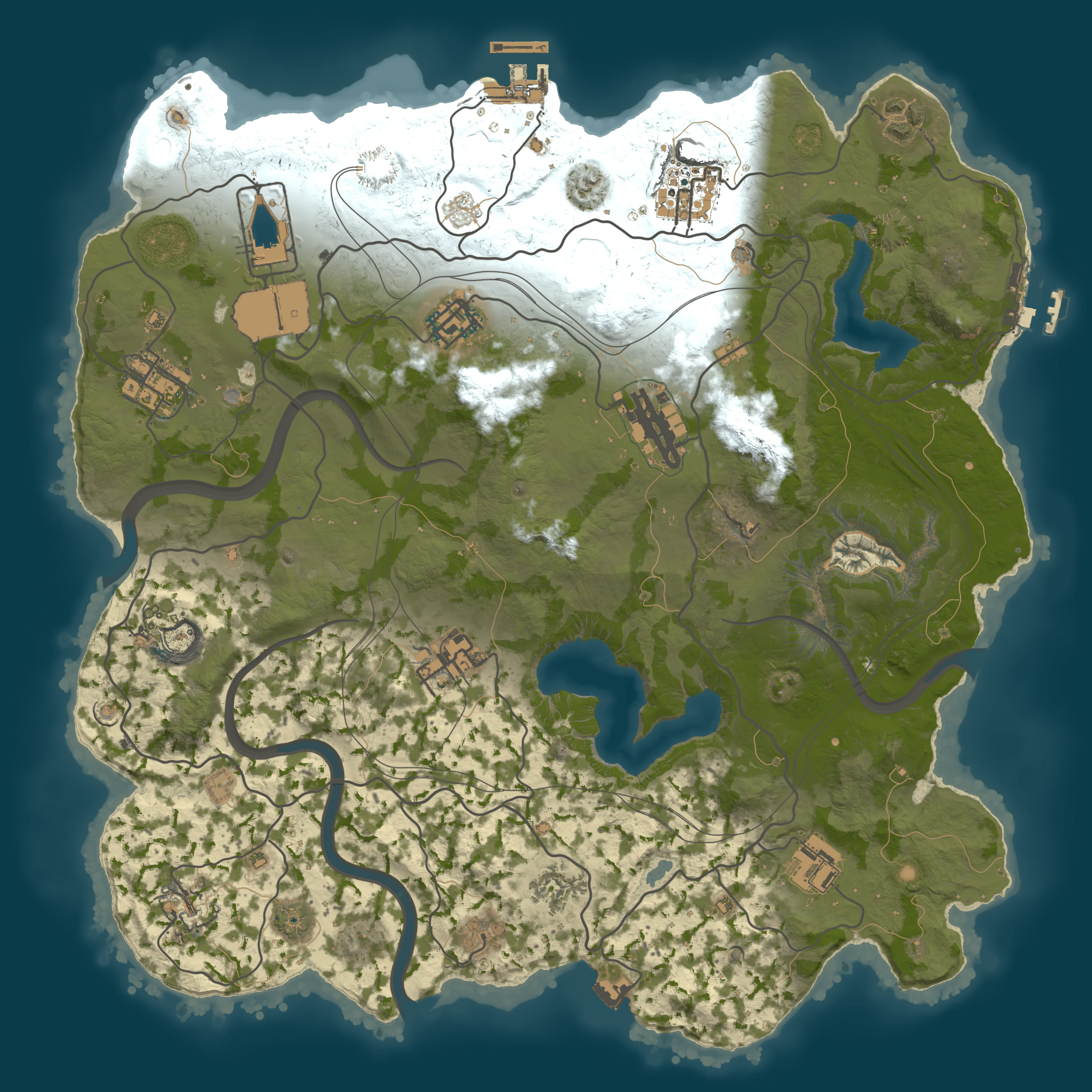 Rendered map for seed 587793438