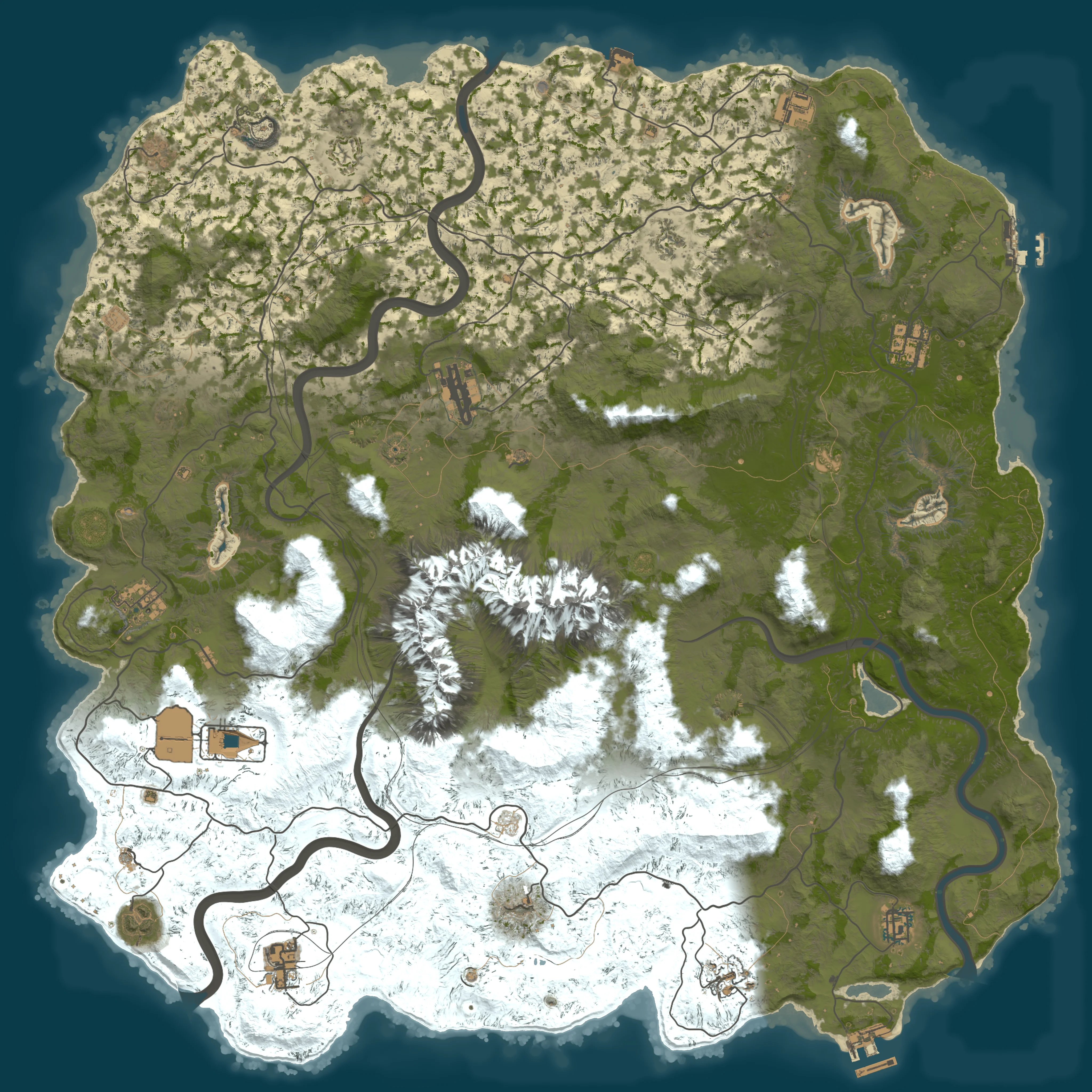 Rendered map for seed 1337