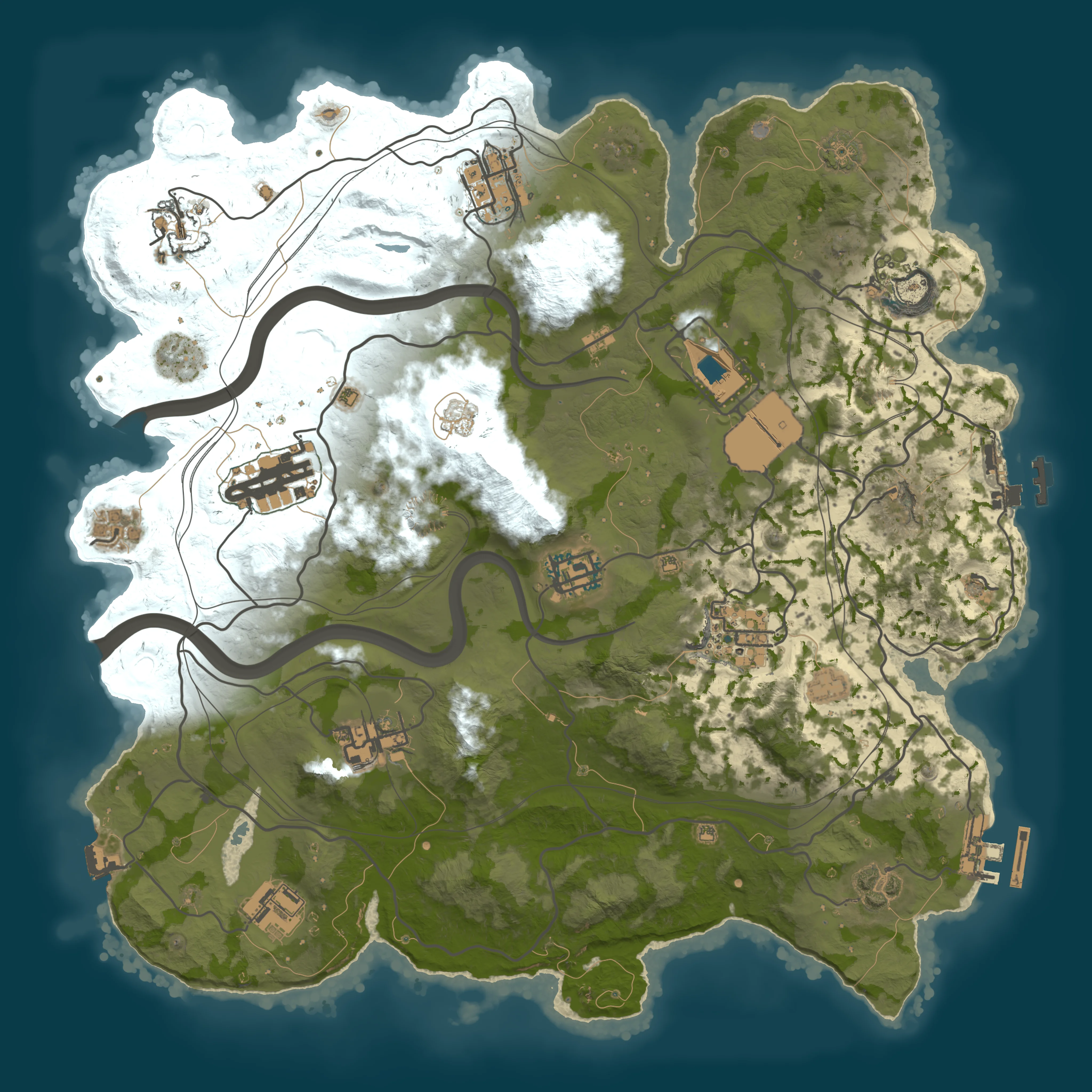 Rendered map for seed 1337