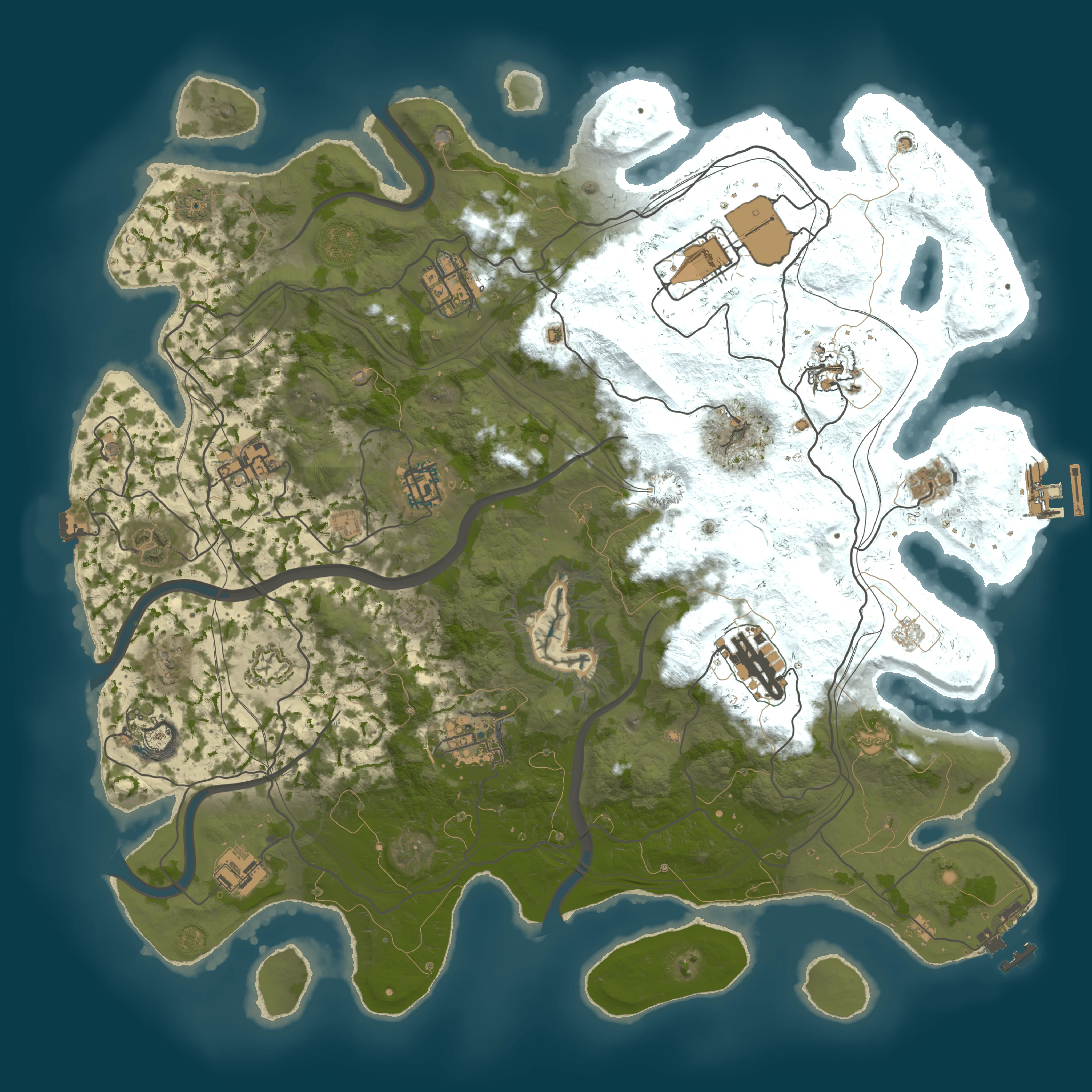 Rendered map for seed 1337