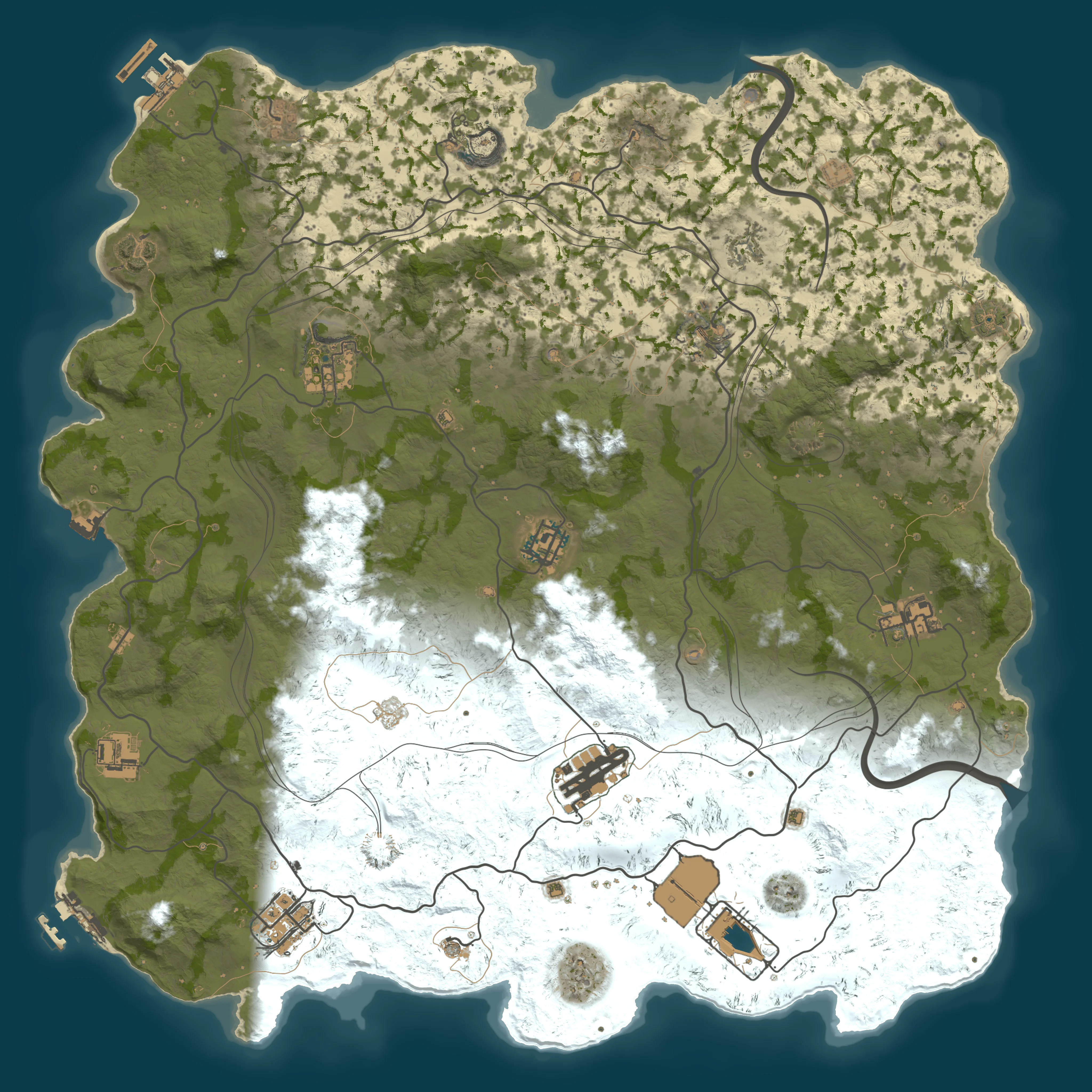 Rendered map for seed 1337