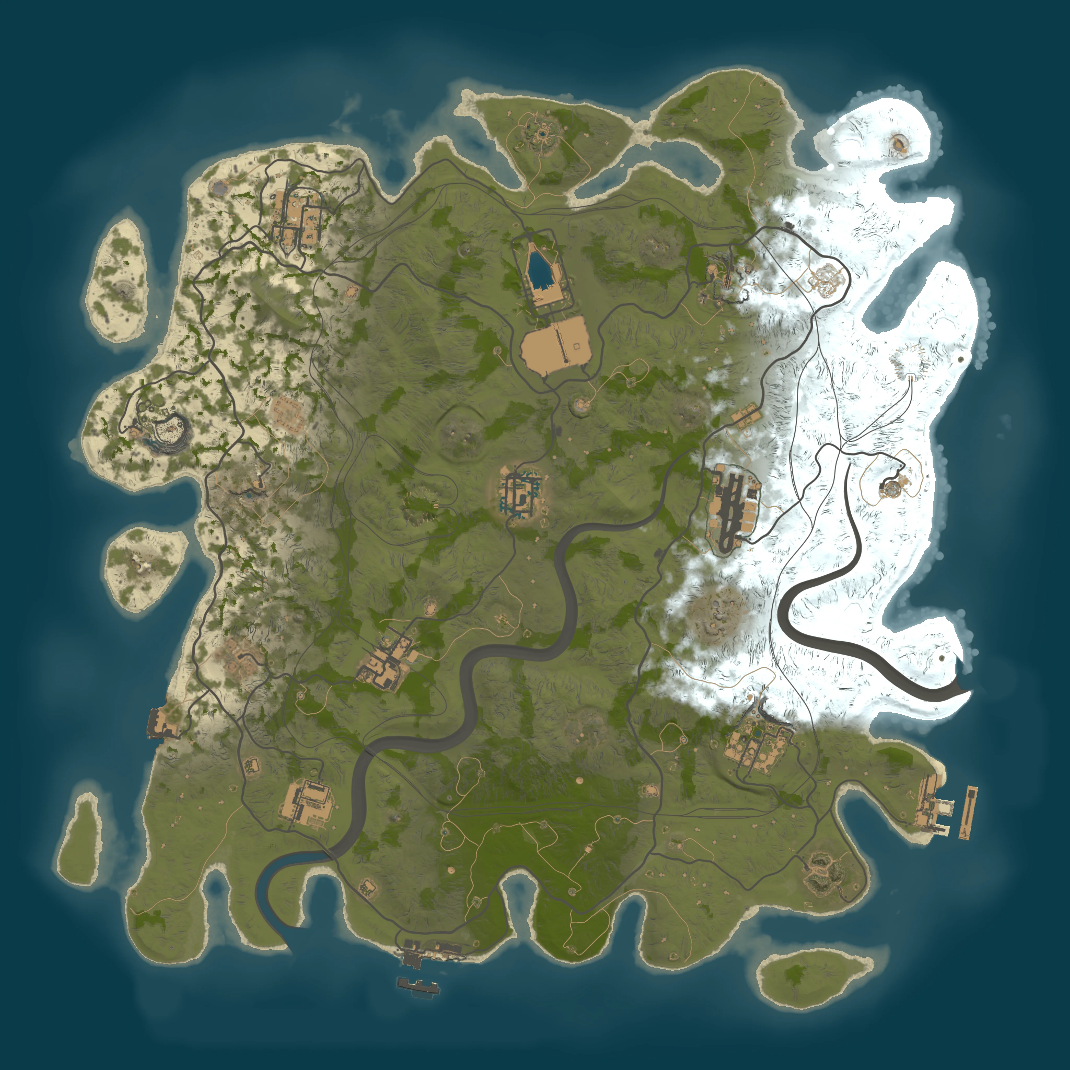 Rendered map for seed 0