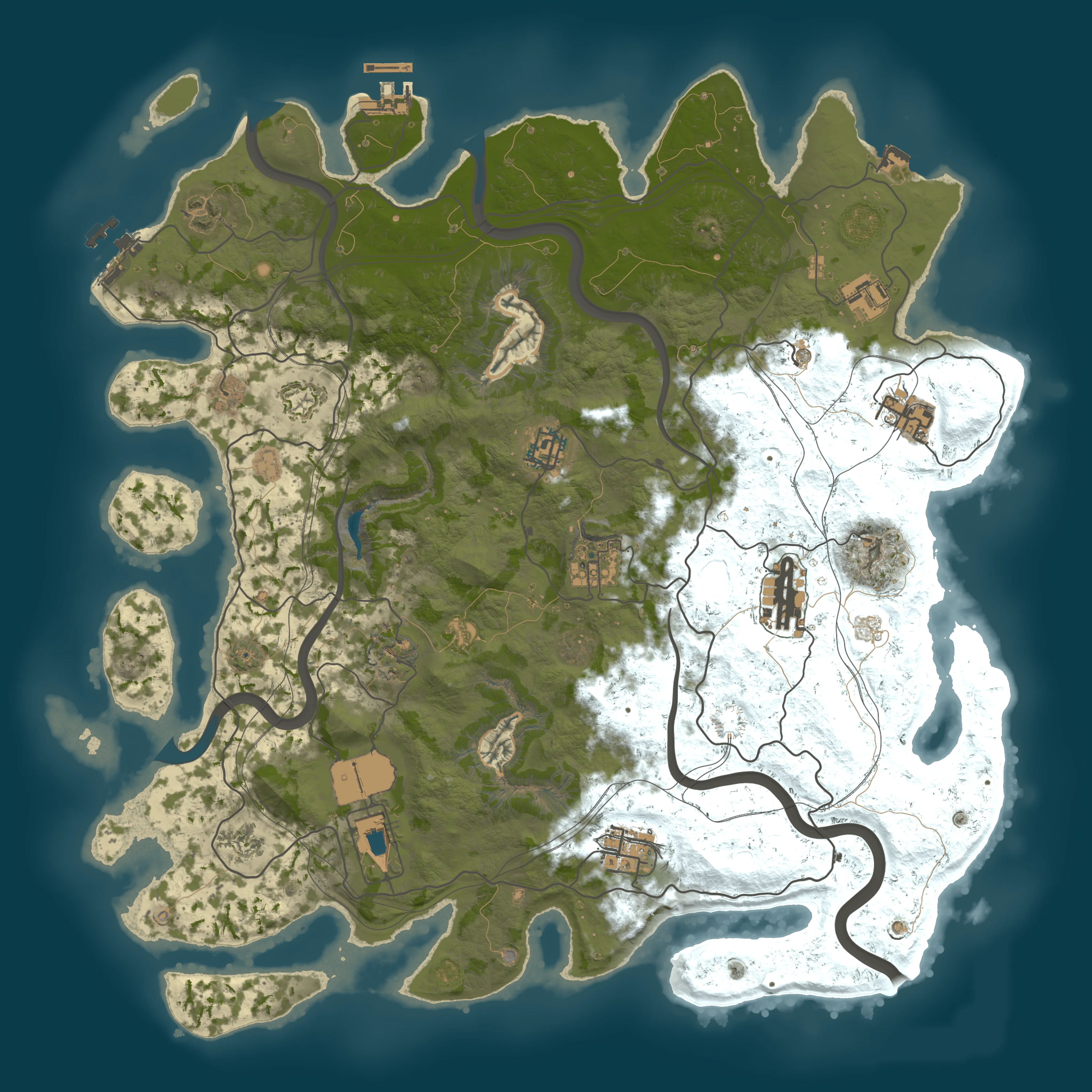 Rendered map for seed 1337
