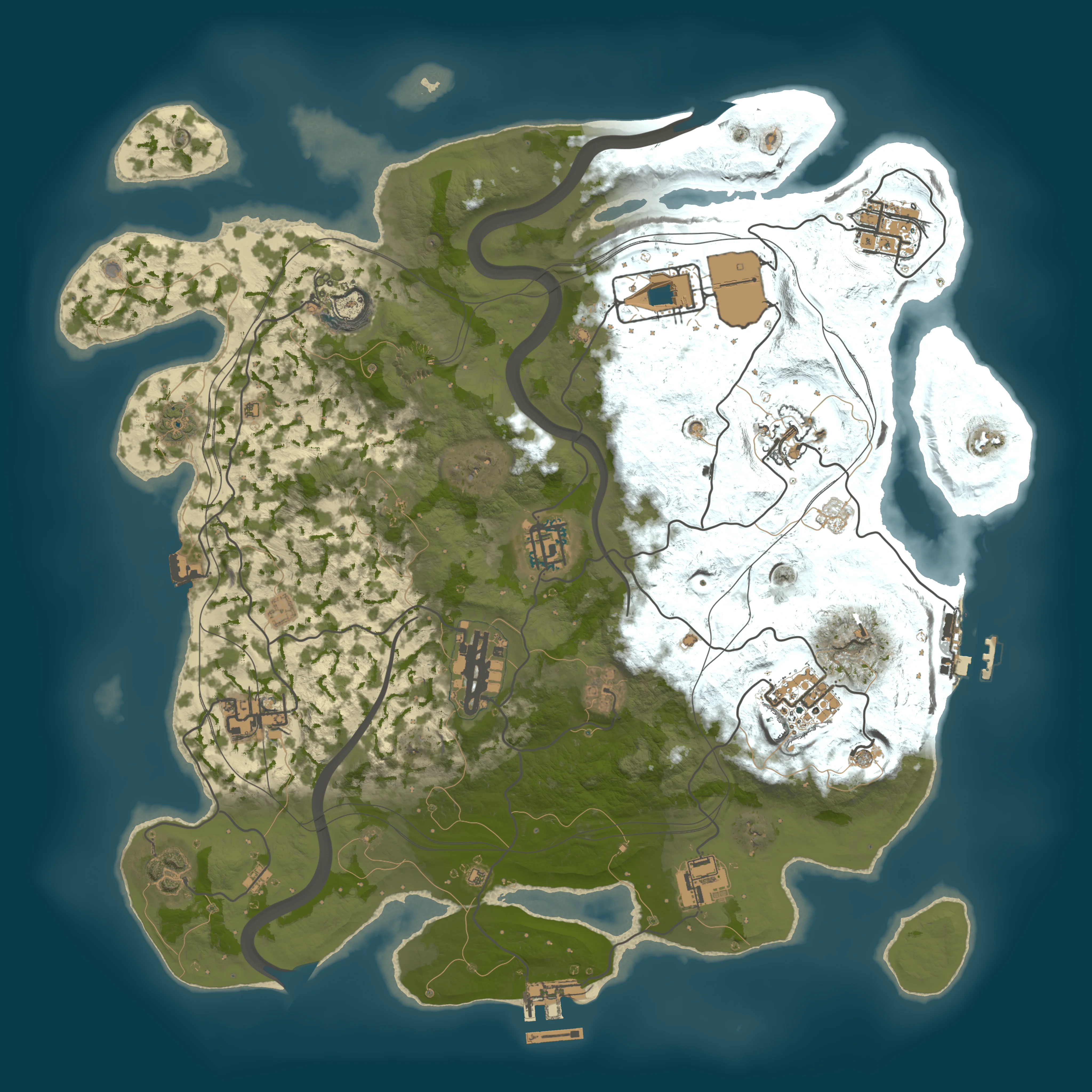 Rendered map for seed 1337