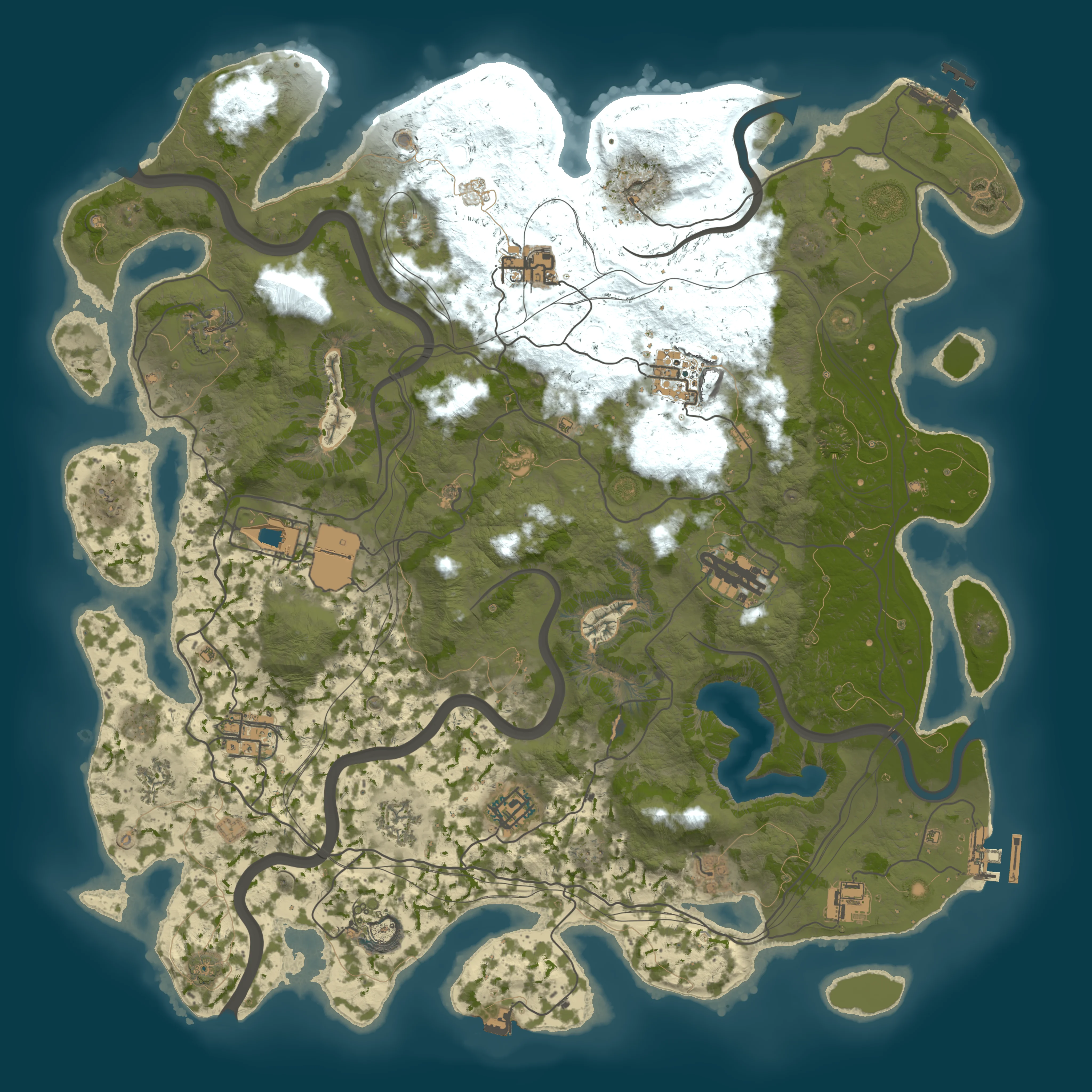 Rendered map for seed 393537180