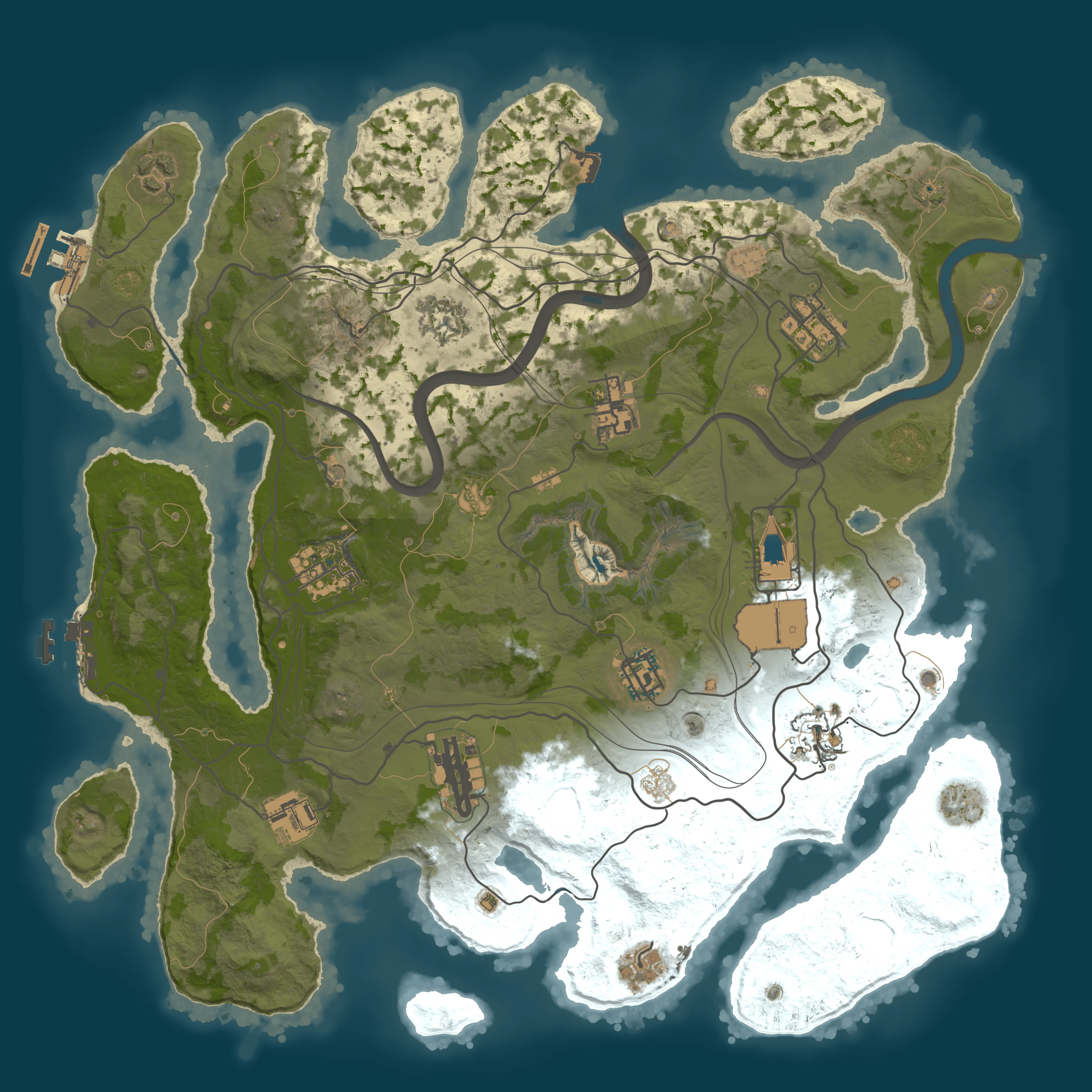 Rendered map for seed 1337