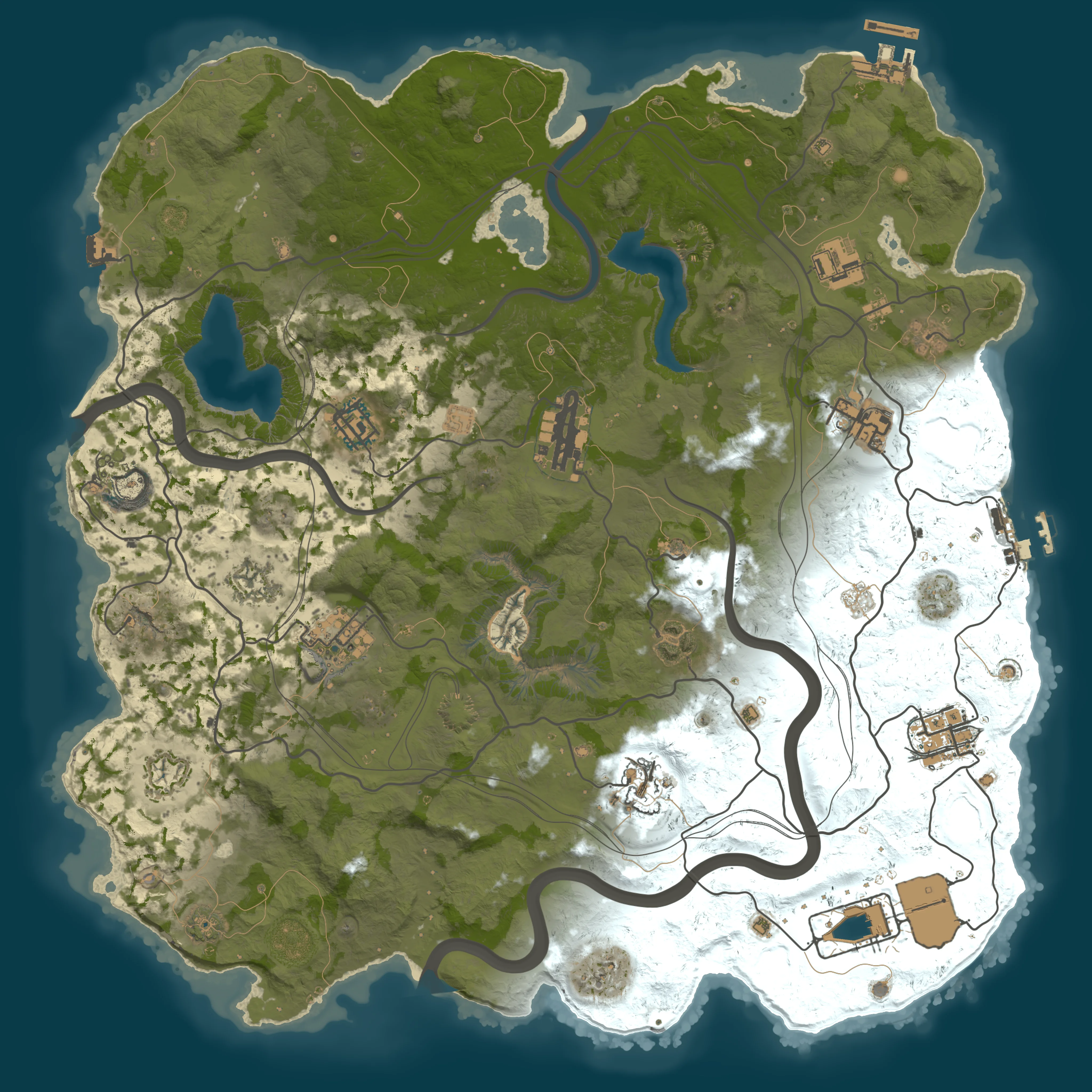 Rendered map for seed 562118308