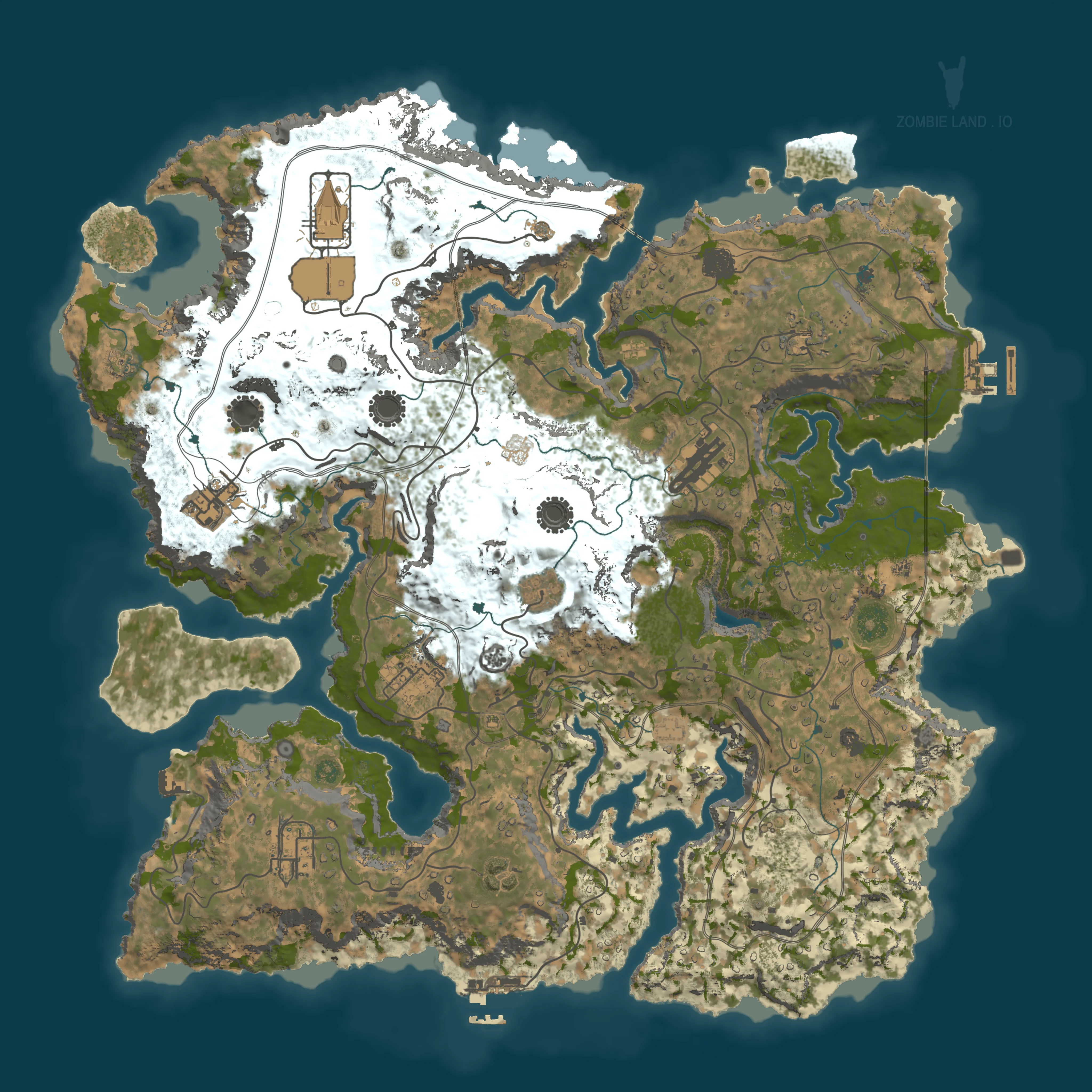 Rendered map for seed 1337