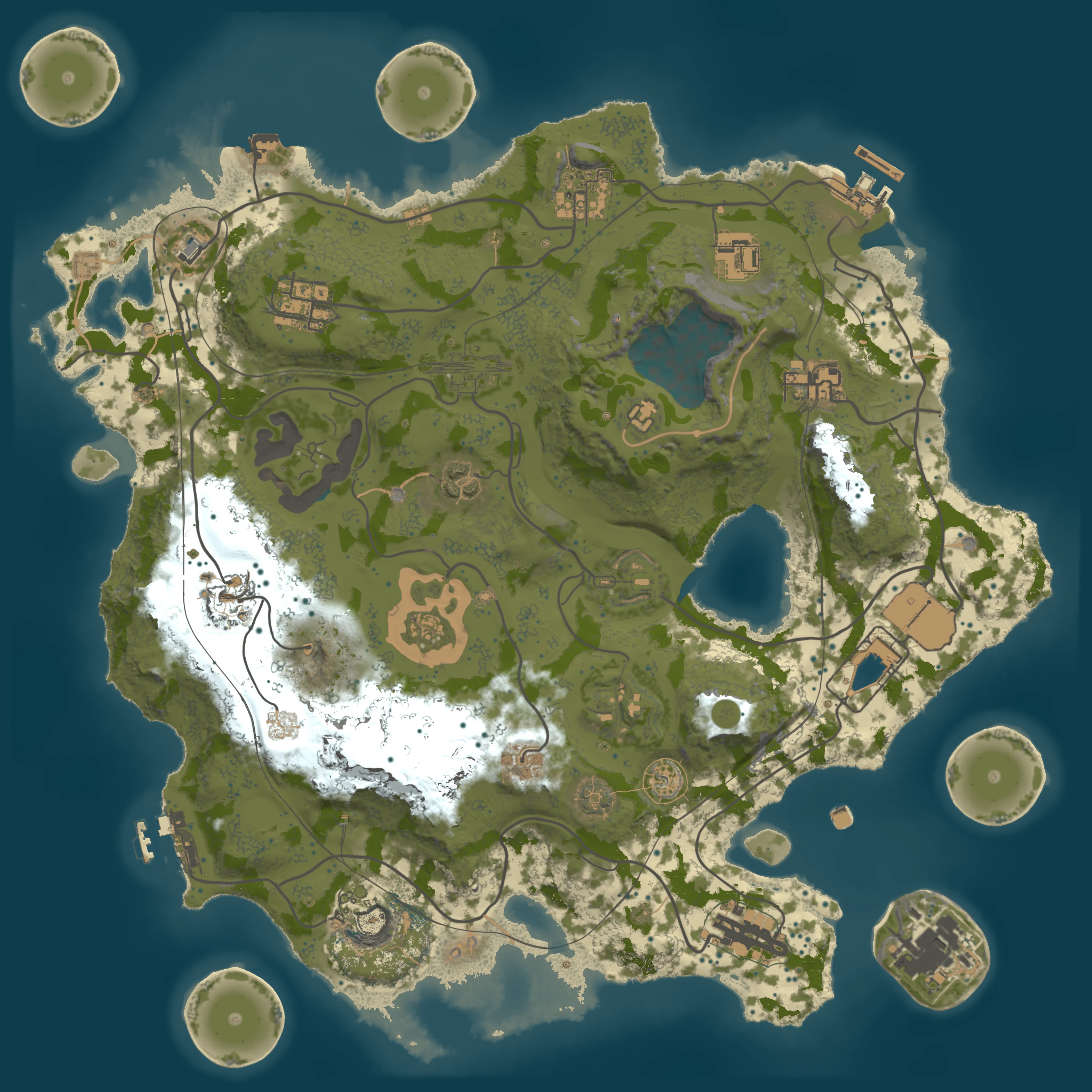 Rendered map for seed 1337