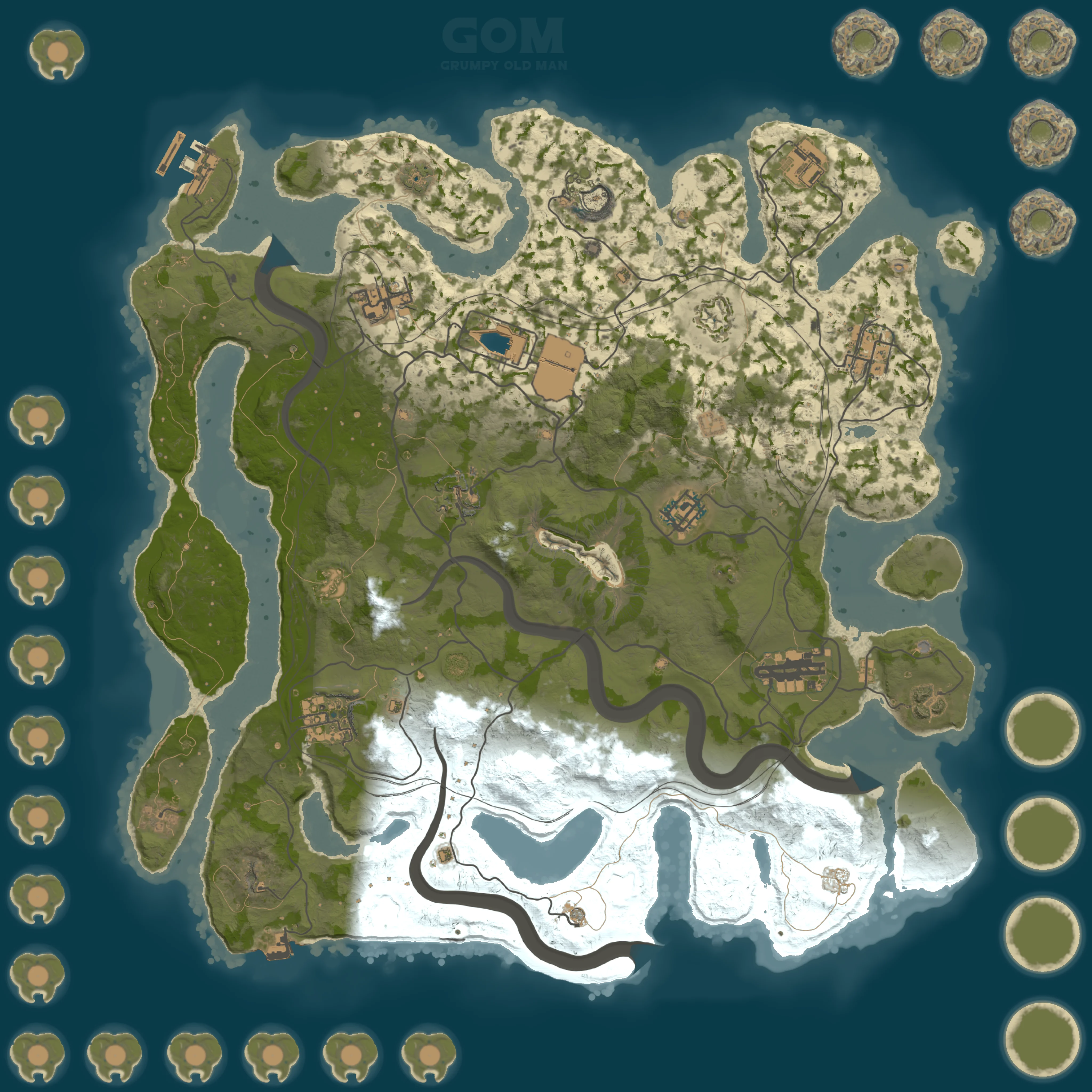 Rendered map for seed 335920