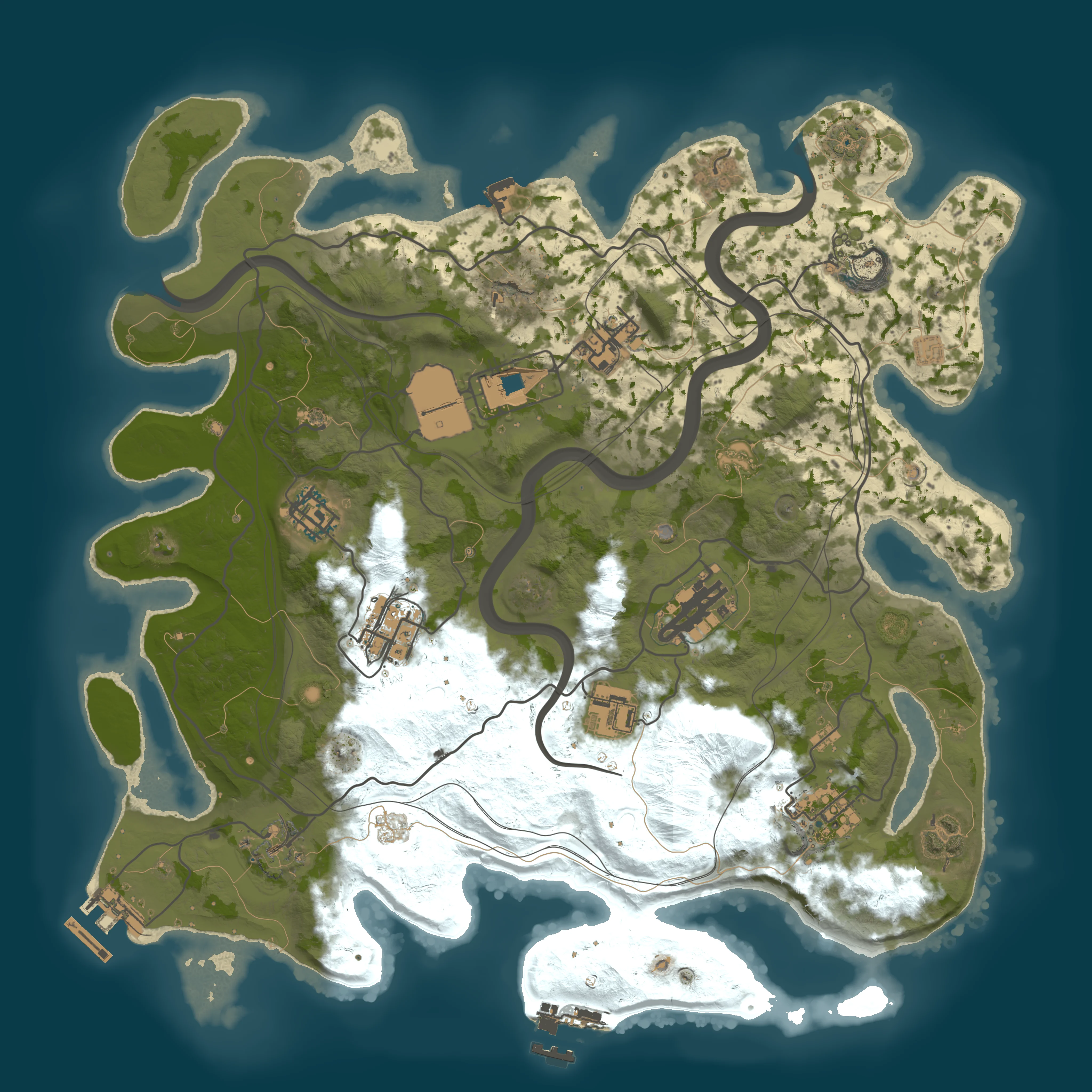 Rendered map for seed 0
