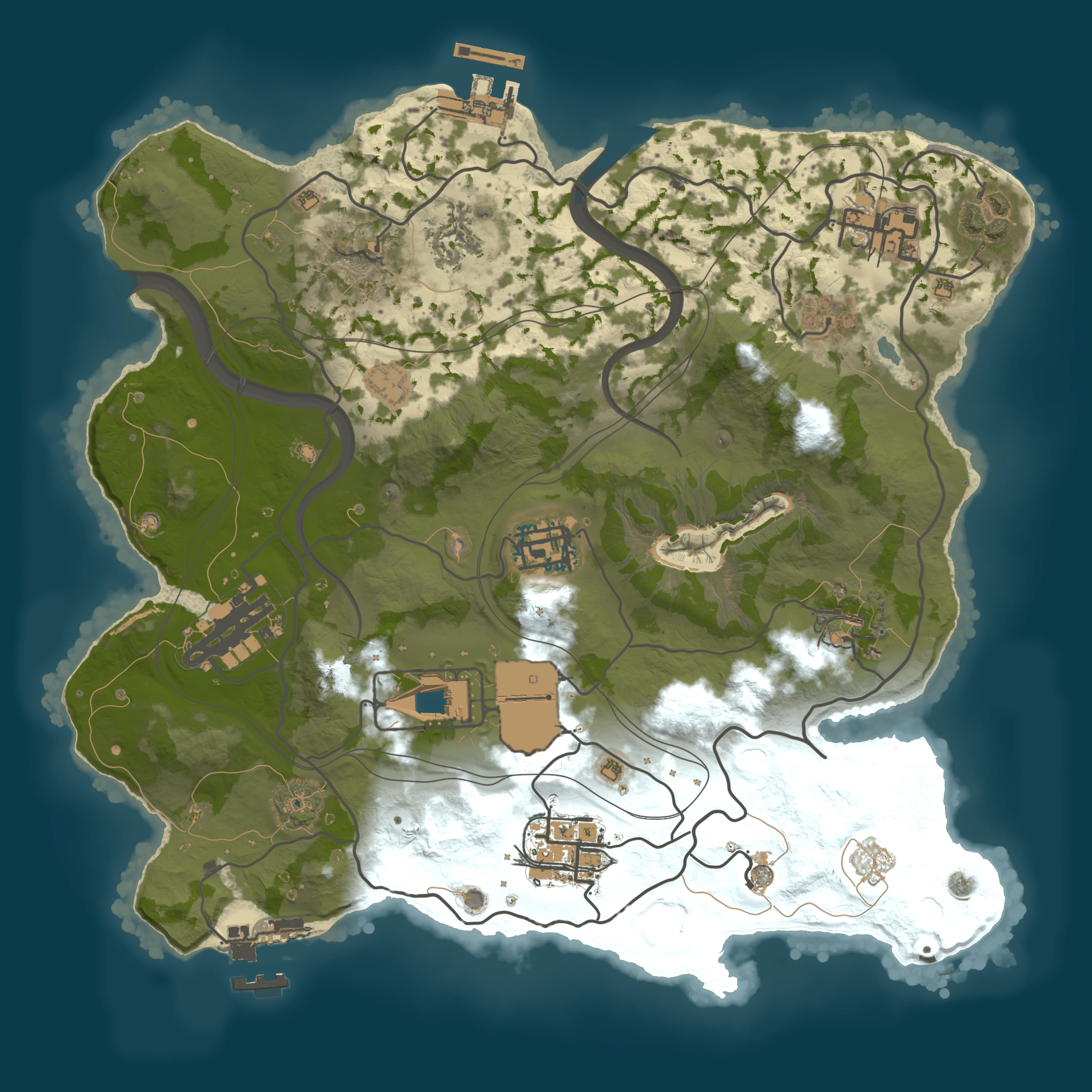 Rendered map for seed 1337
