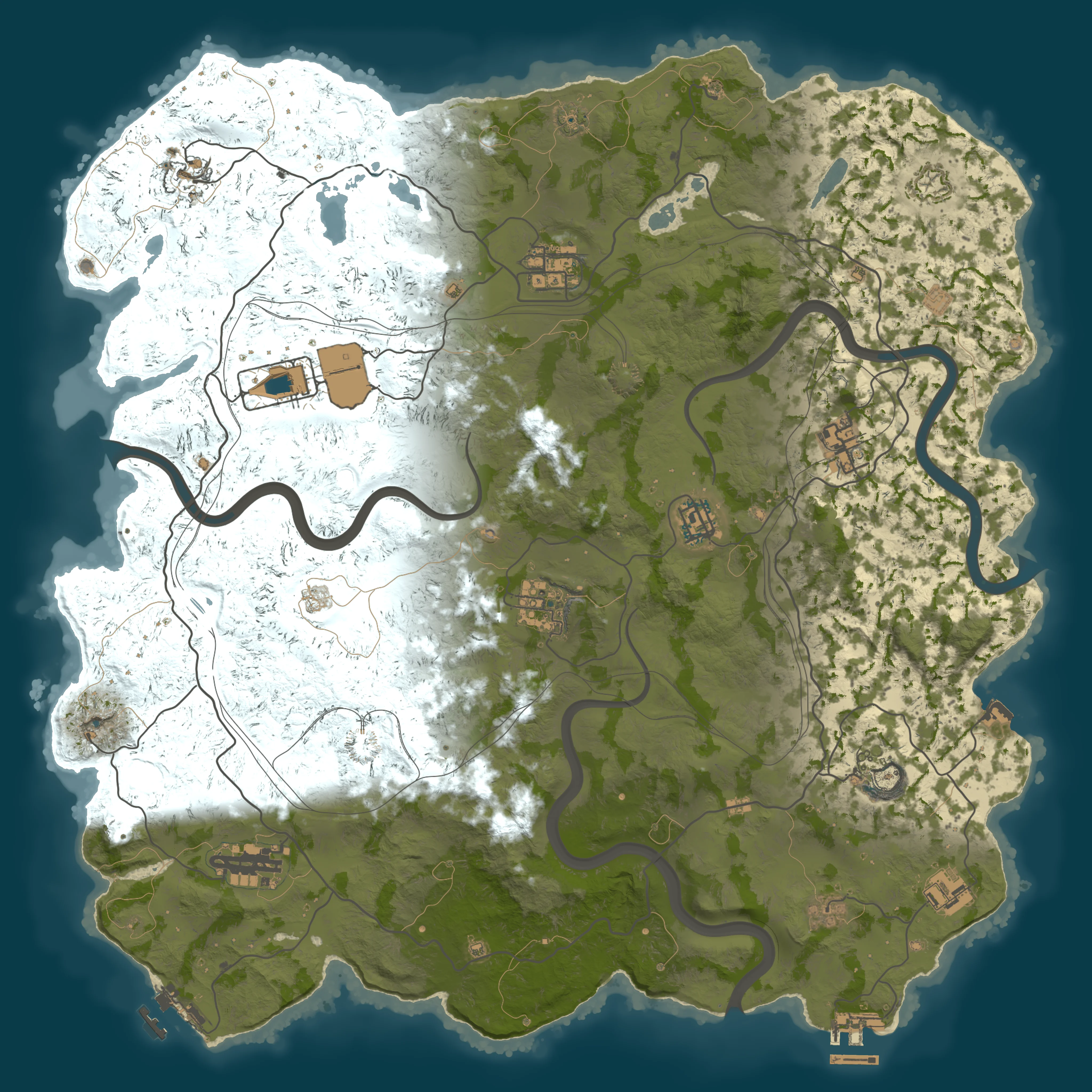 Rendered map for seed 4639