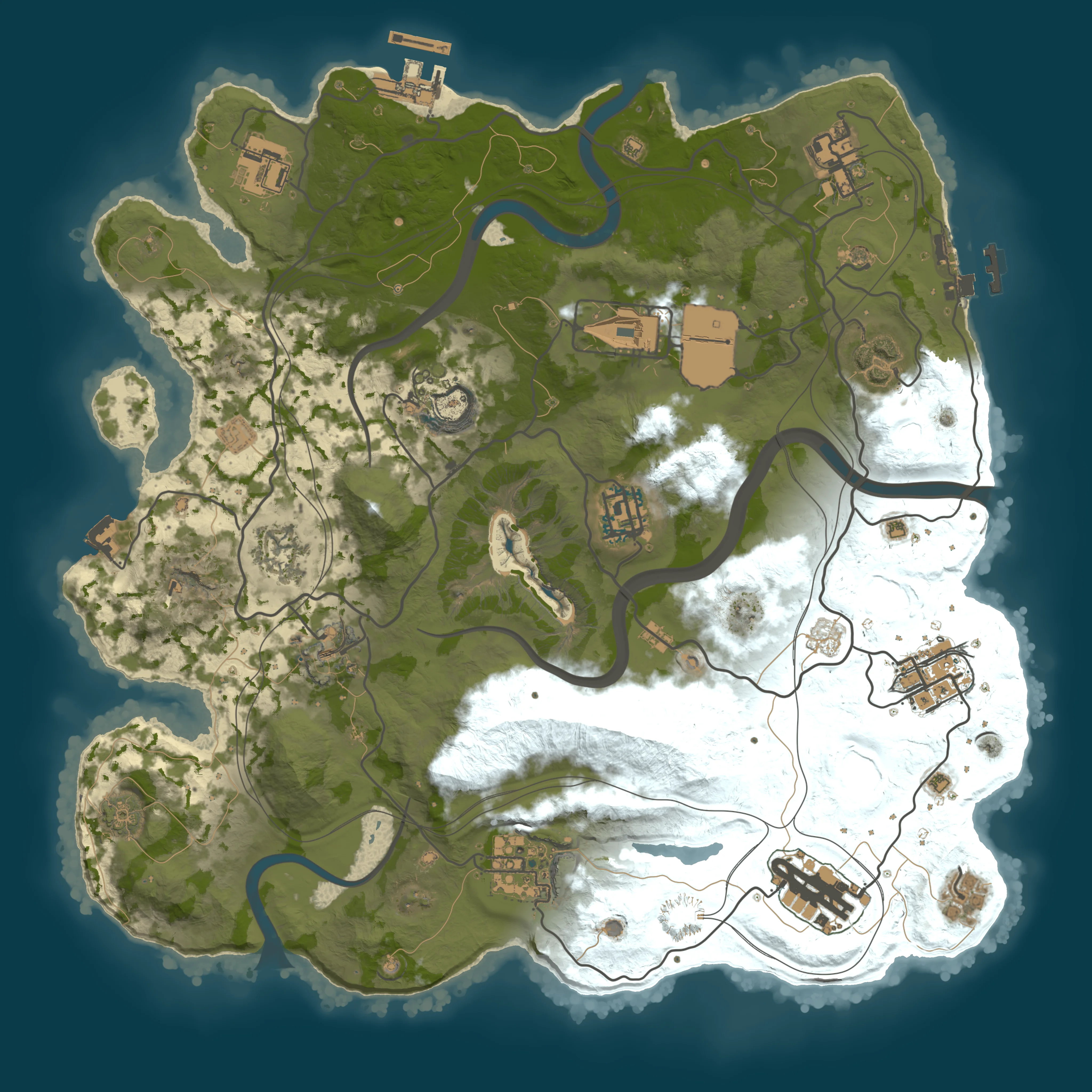Rendered map for seed 1337