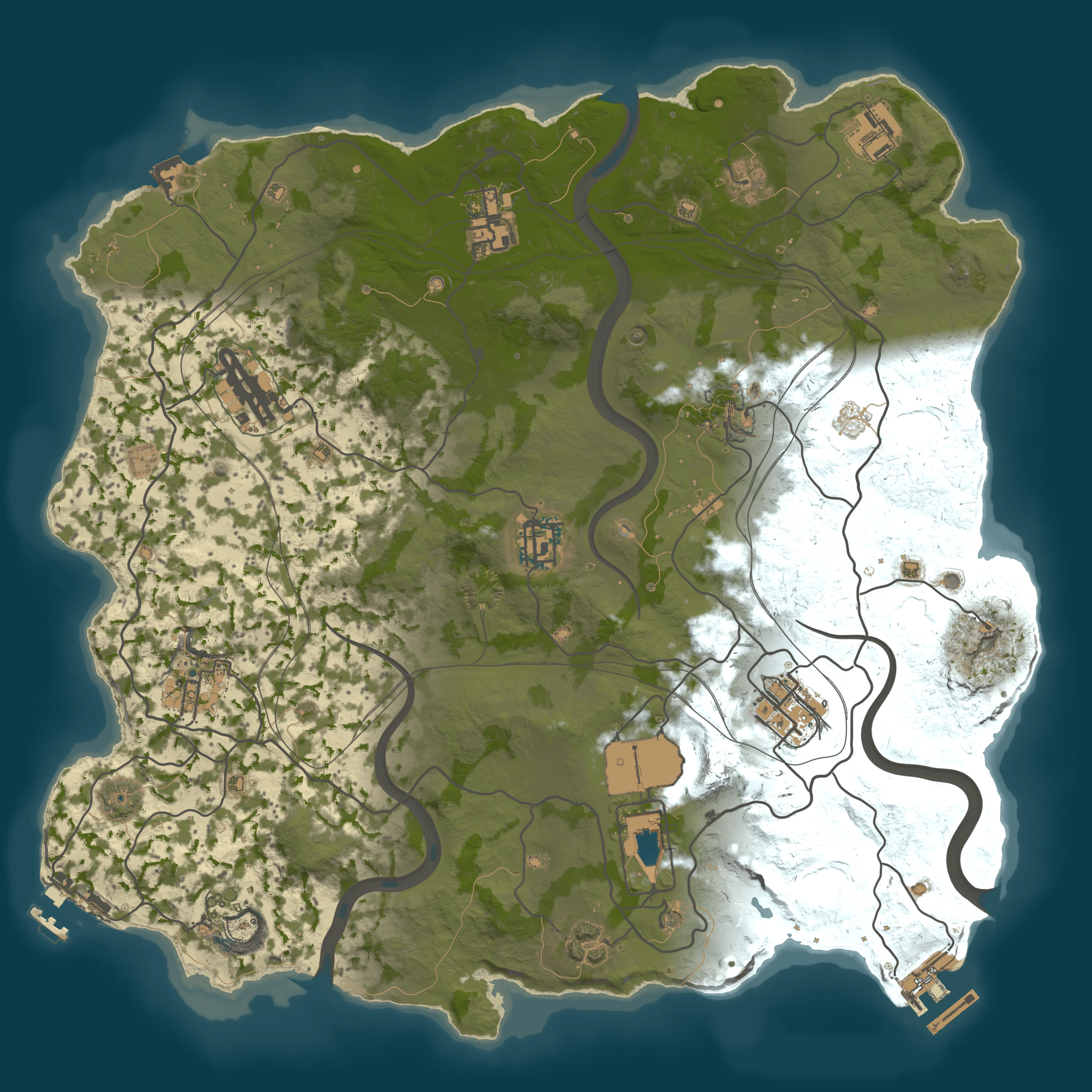 Rendered map for seed 1337