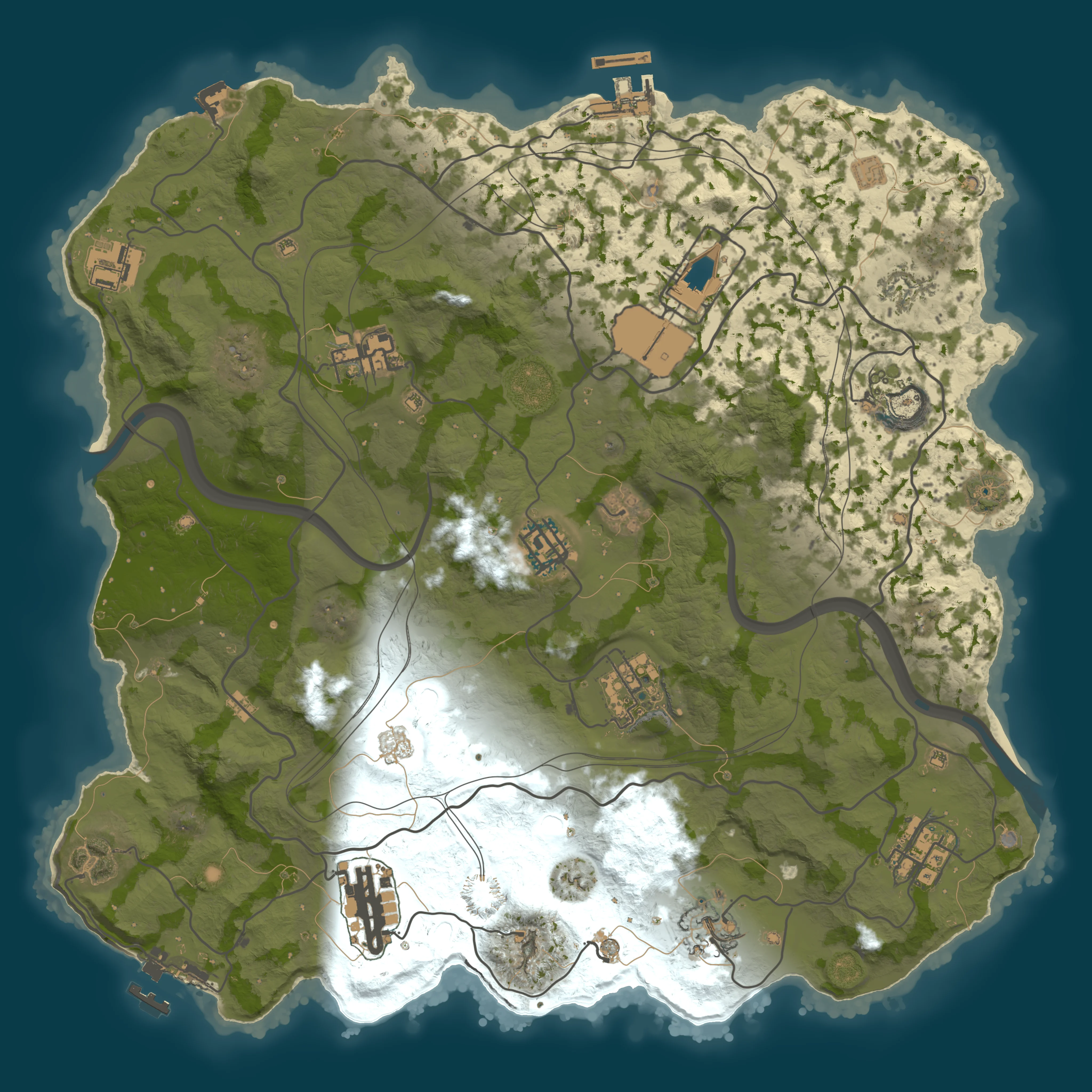 Rendered map for seed 0