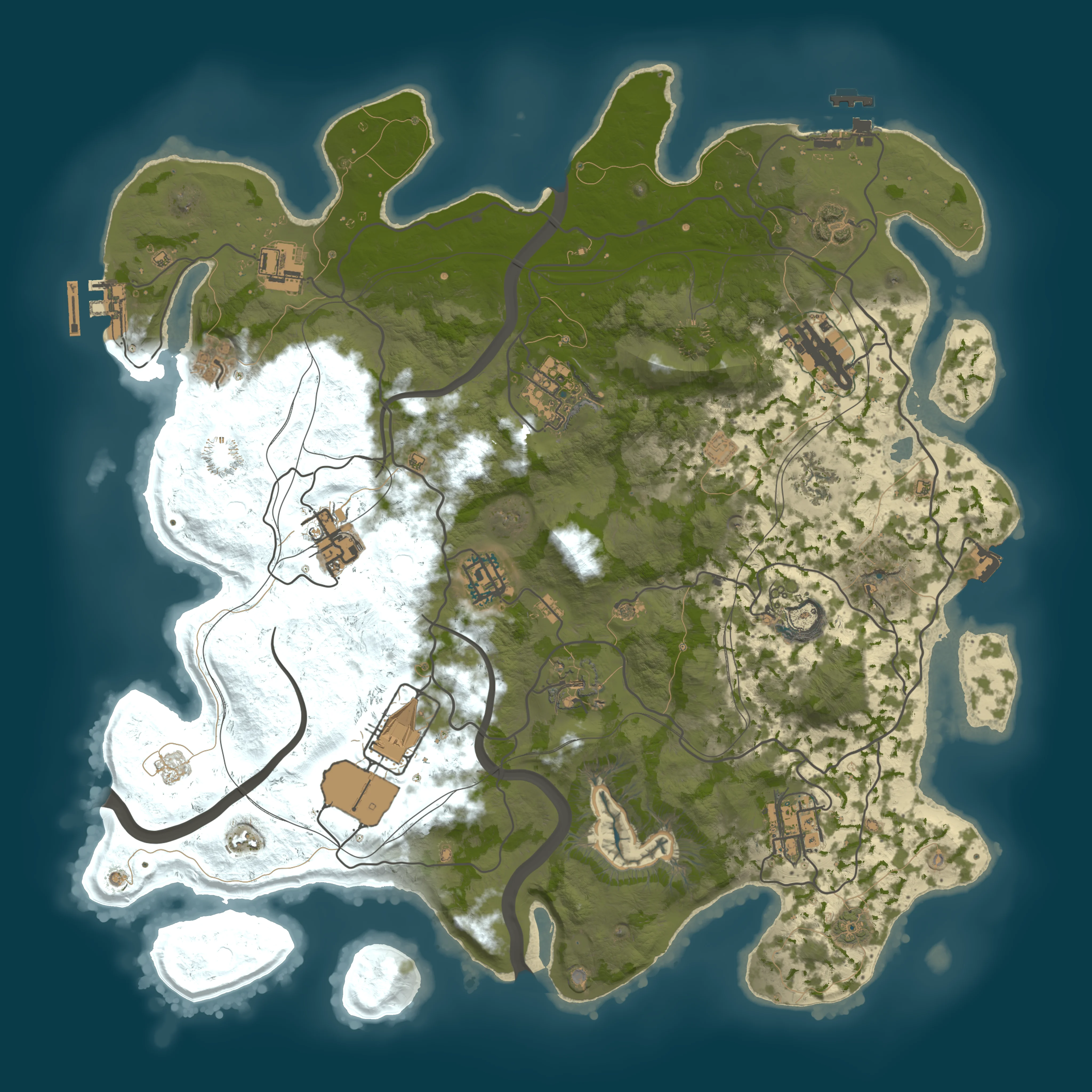 Rendered map for seed 1337