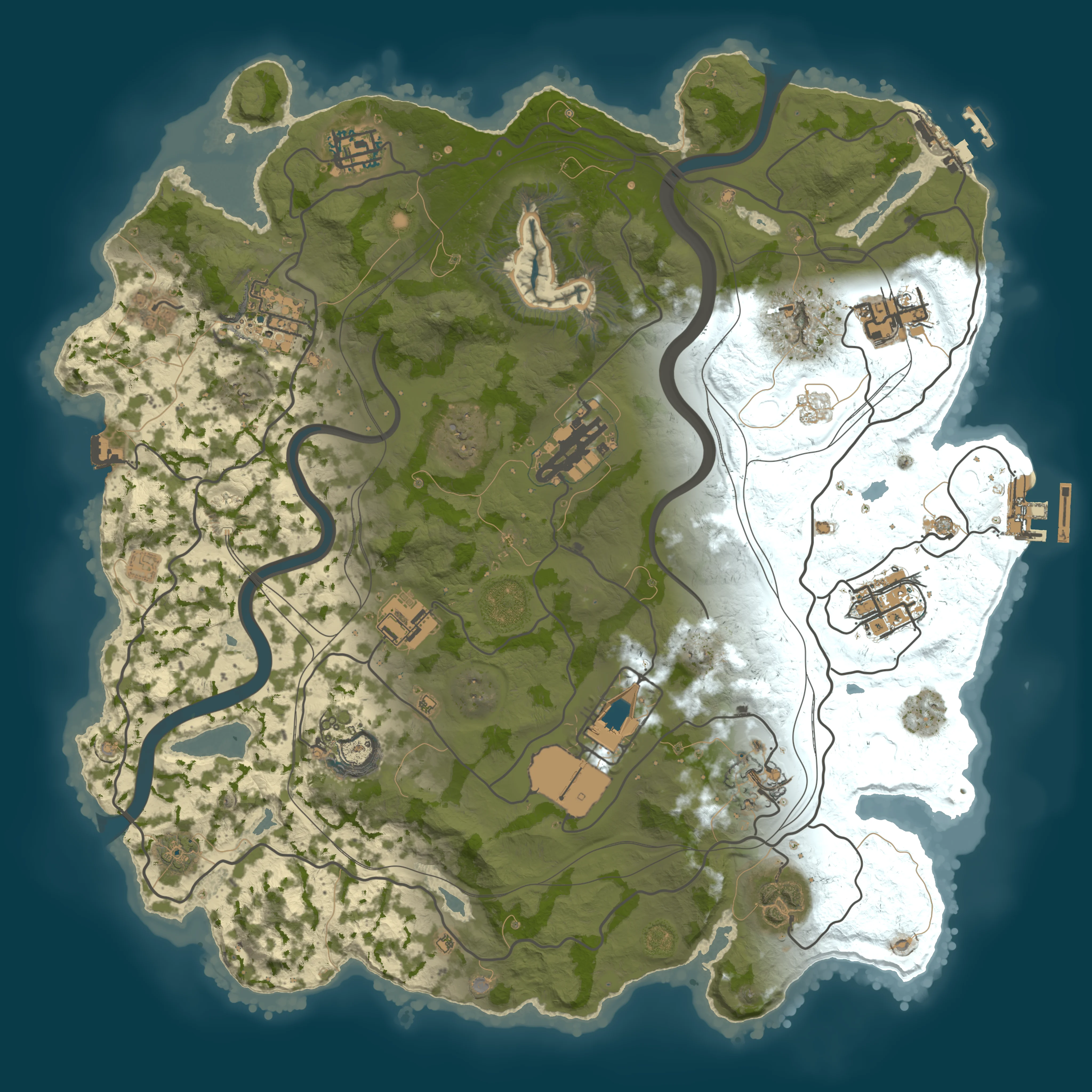 Rendered map for seed 1337