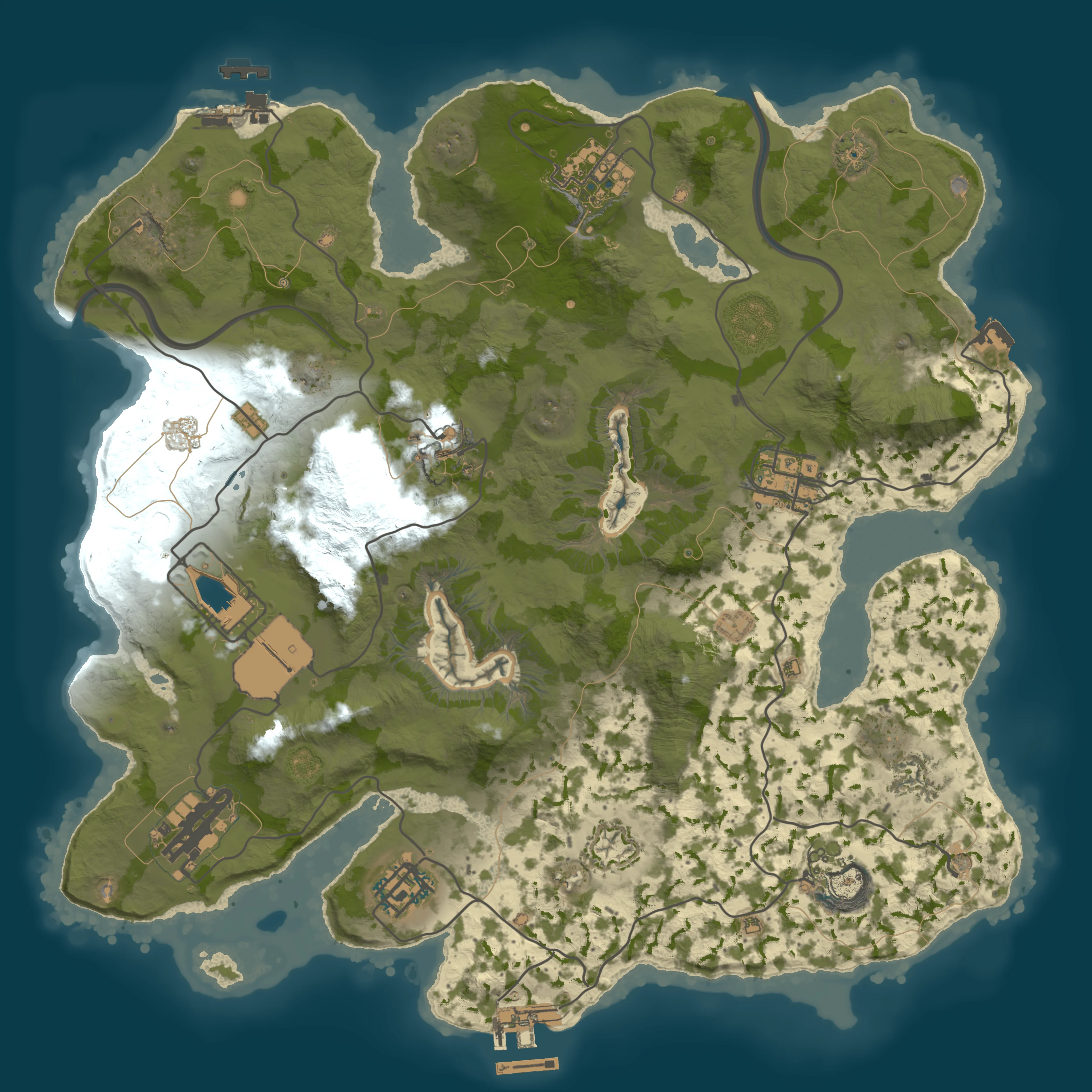 Rendered map for seed 0