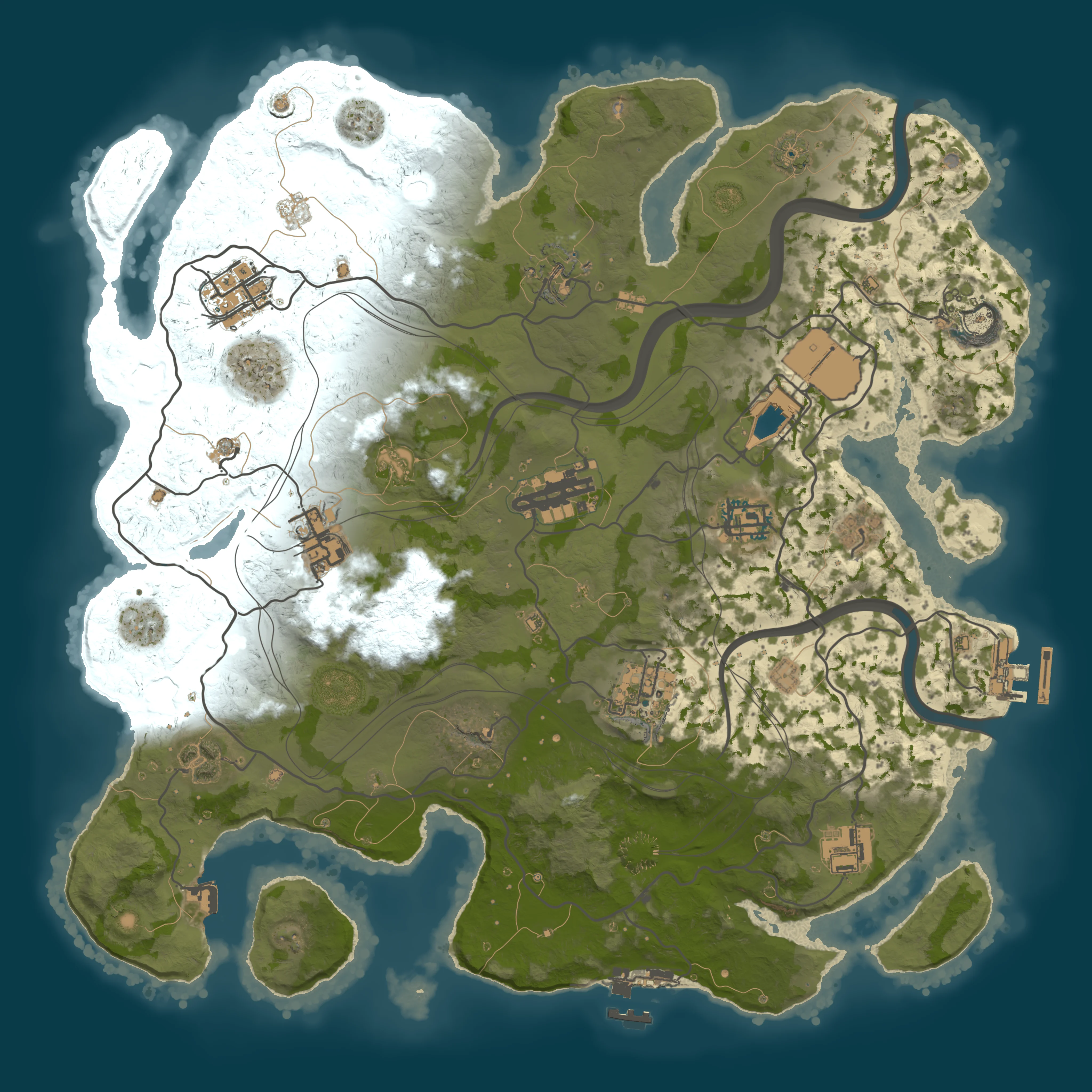 Rendered map for seed 1337