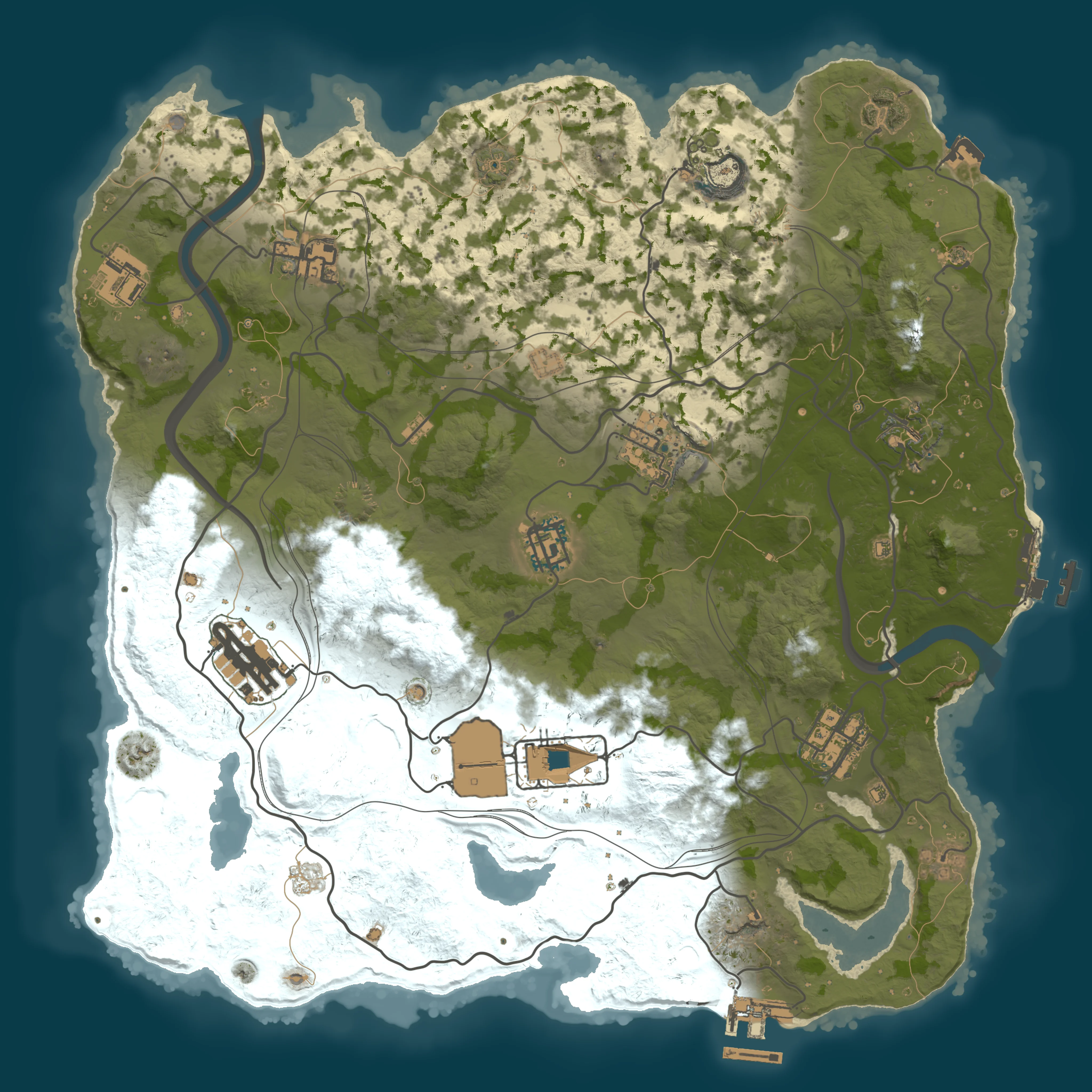 Rendered map for seed 1206821602