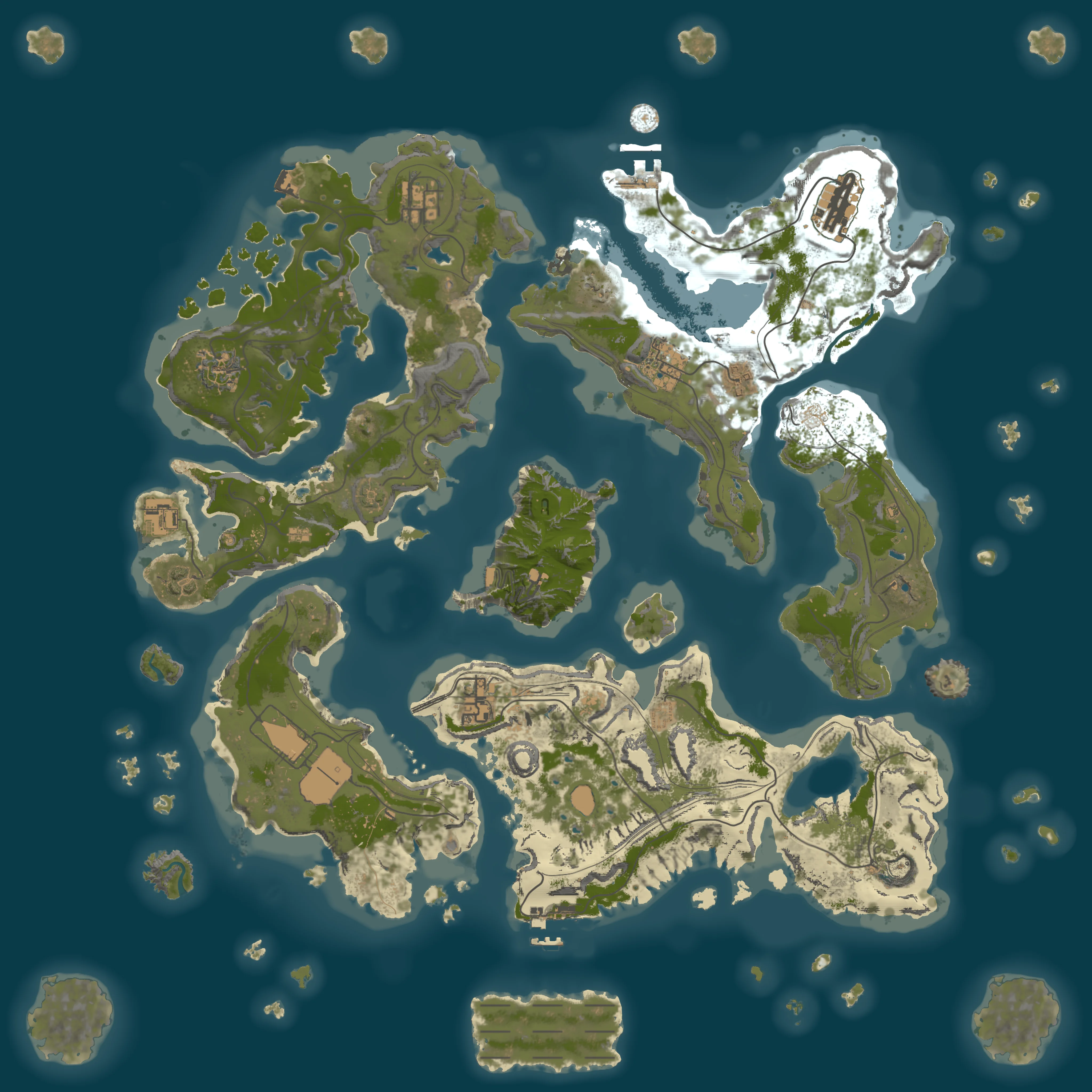 Rendered map for seed 1337