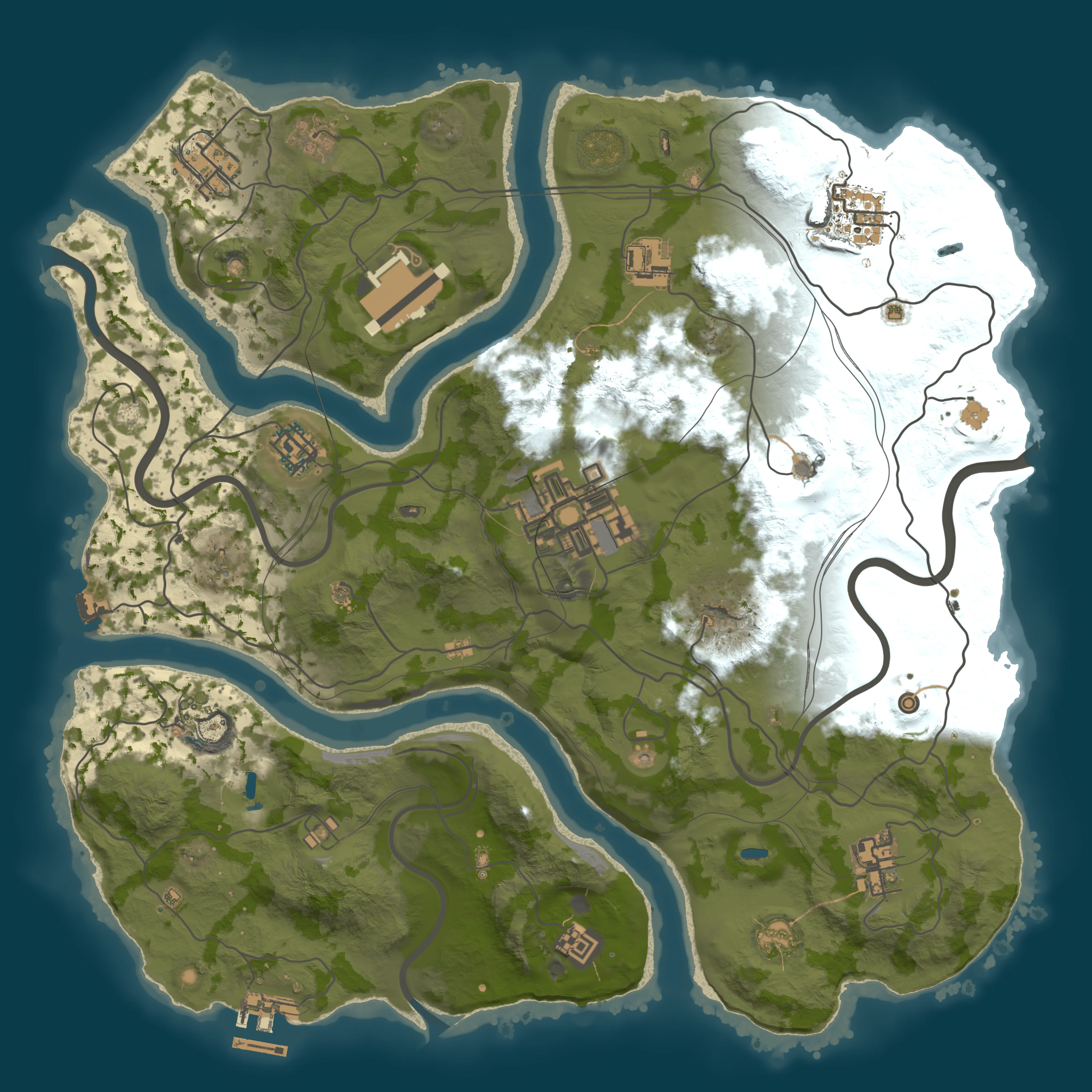 Rendered map for seed 1337